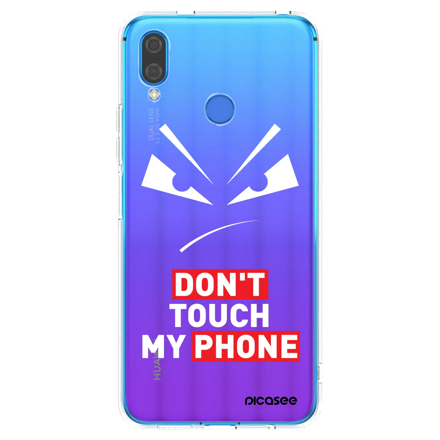 Picasee silikónový prehľadný obal pre Huawei Nova 3 - Evil Eye - Transparent