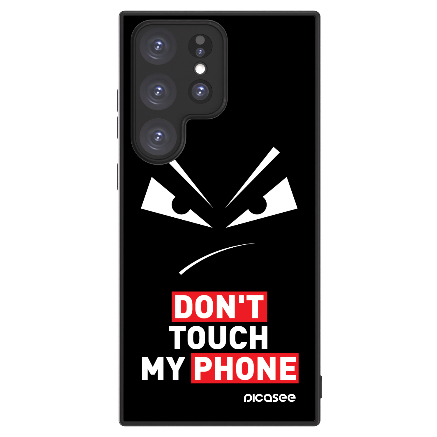 Picasee ULTIMATE CASE PowerShare pro Samsung Galaxy S23 Ultra 5G - Evil Eye - Transparent