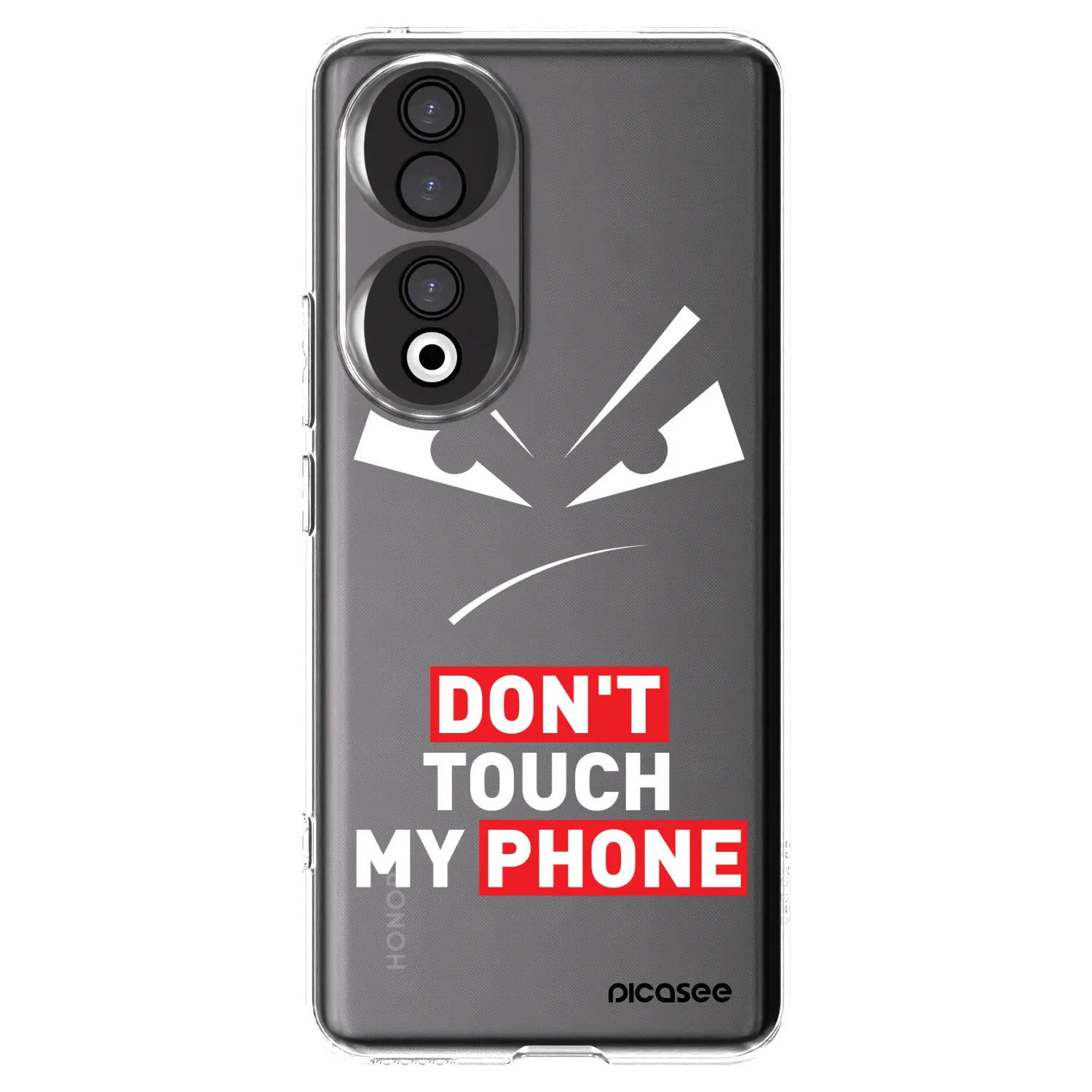 Picasee silikónový prehľadný obal pre Honor 90 5G - Evil Eye - Transparent