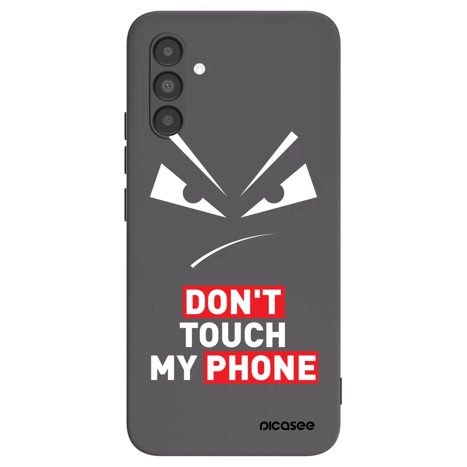 Picasee silikónový čierny obal pre Samsung Galaxy A04s A047F - Evil Eye - Transparent