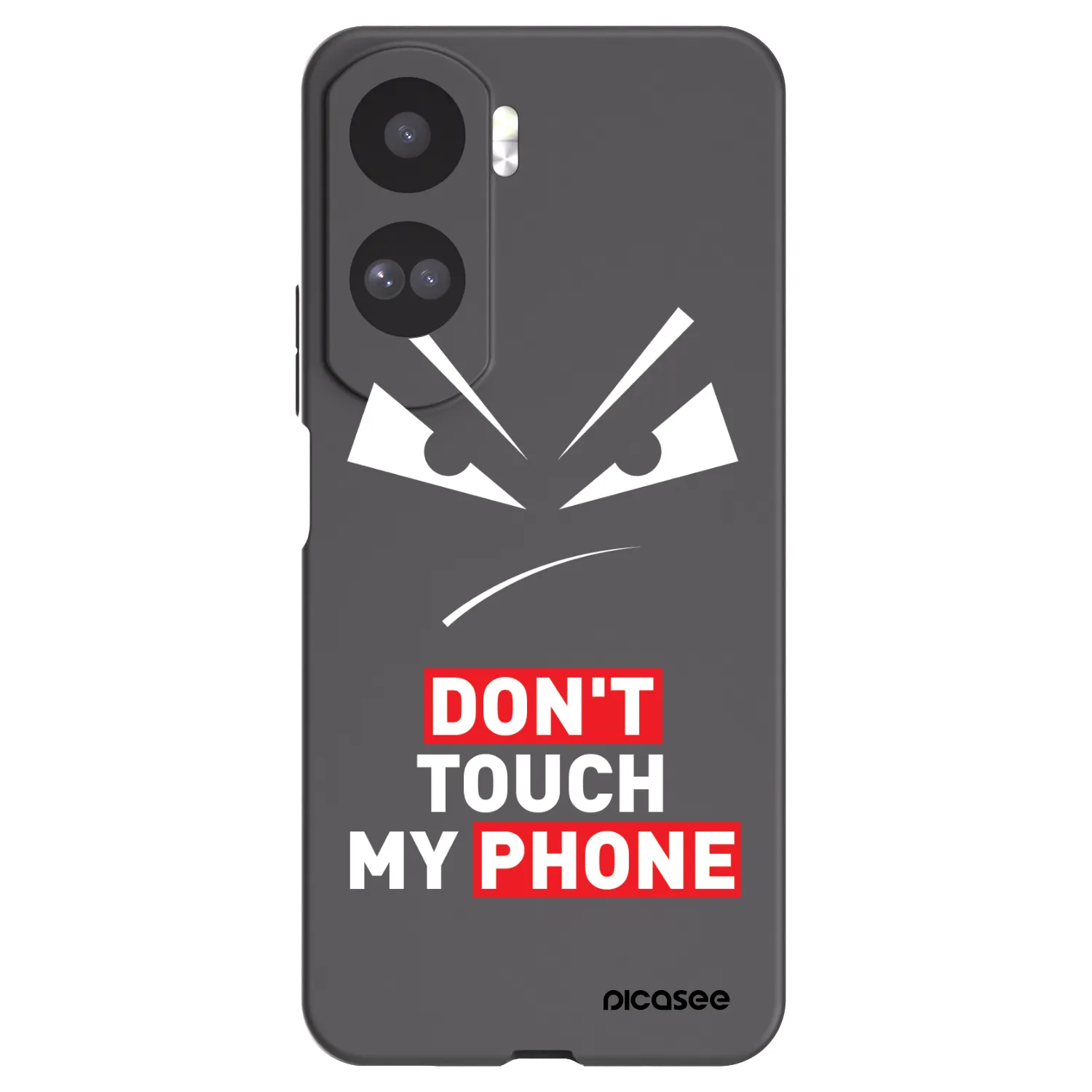 Picasee silikónový čierny obal pre Honor 90 Lite 5G - Evil Eye - Transparent