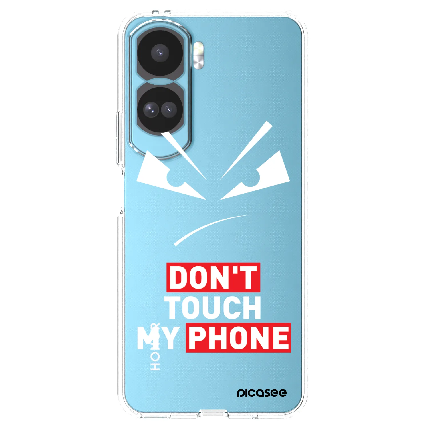Picasee silikónový prehľadný obal pre Honor 90 Lite 5G - Evil Eye - Transparent