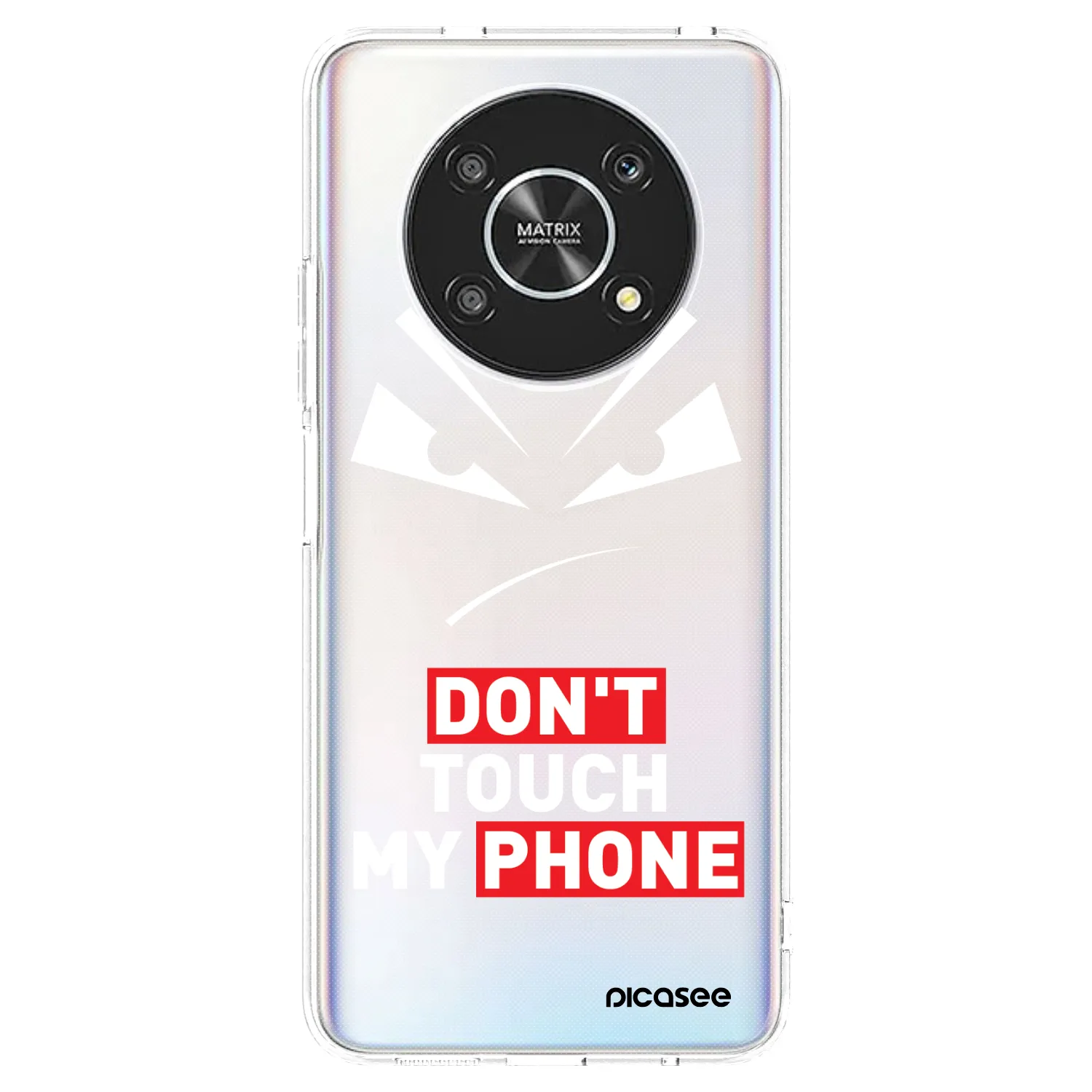 Picasee silikónový prehľadný obal pre Honor Magic4 Lite 5G - Evil Eye - Transparent