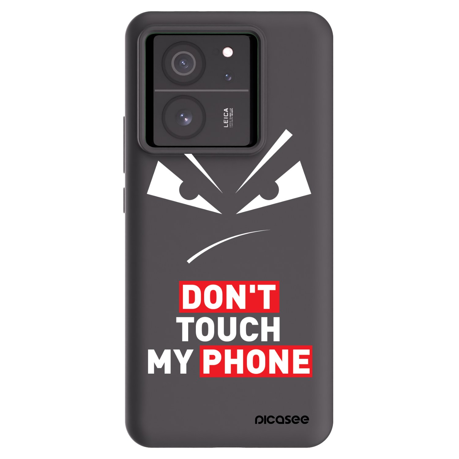 Picasee silikónový čierny obal pre Xiaomi 13T - Evil Eye - Transparent
