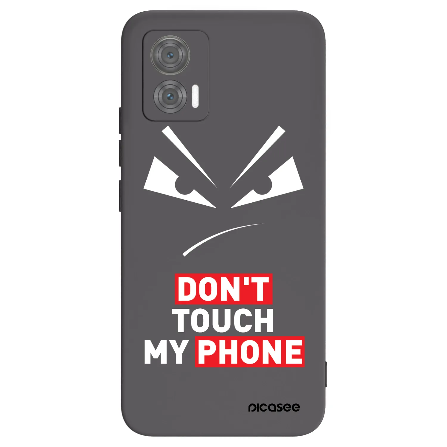 Picasee silikónový čierny obal pre Motorola Edge 30 Neo - Evil Eye - Transparent