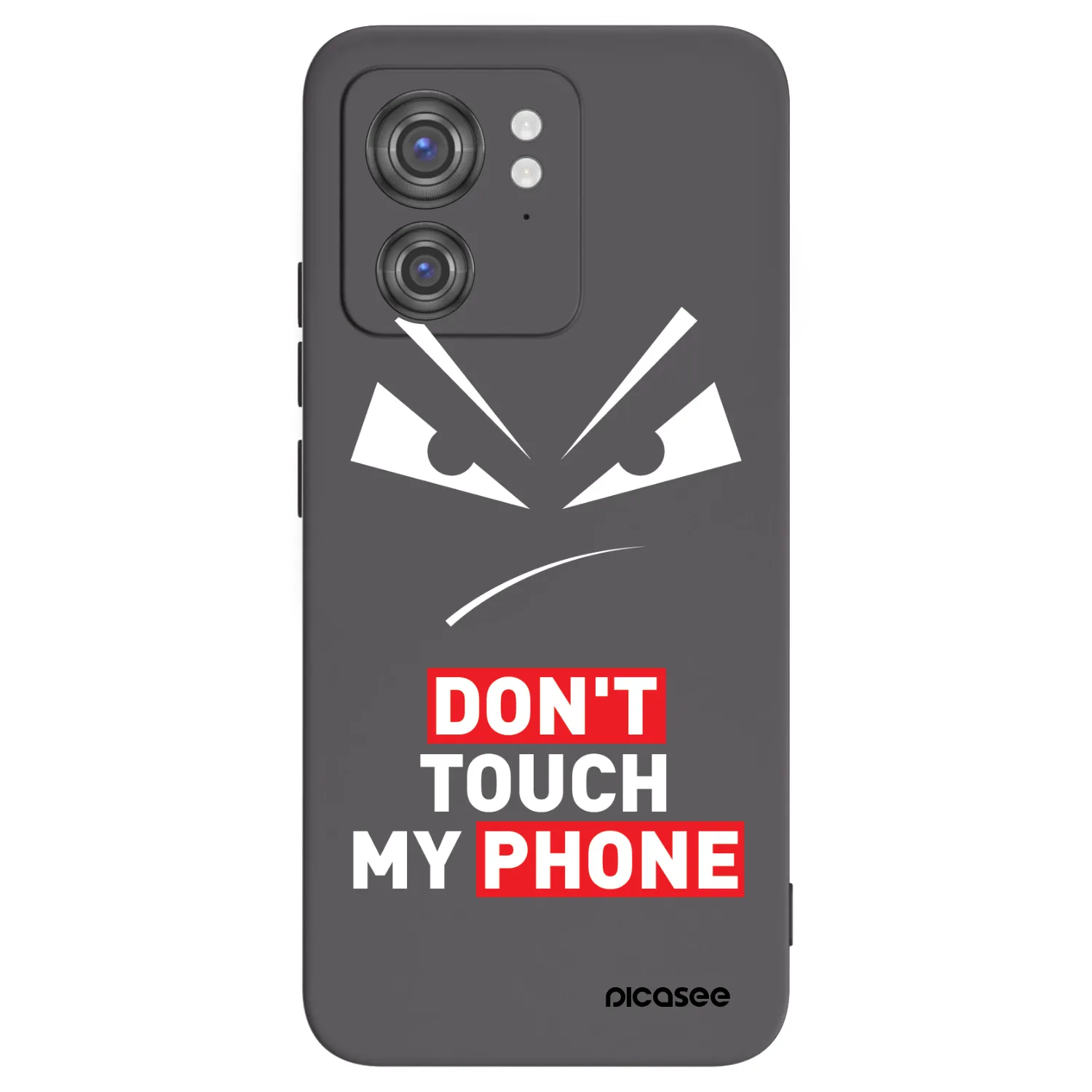 Picasee silikónový čierny obal pre Motorola Edge 40 - Evil Eye - Transparent