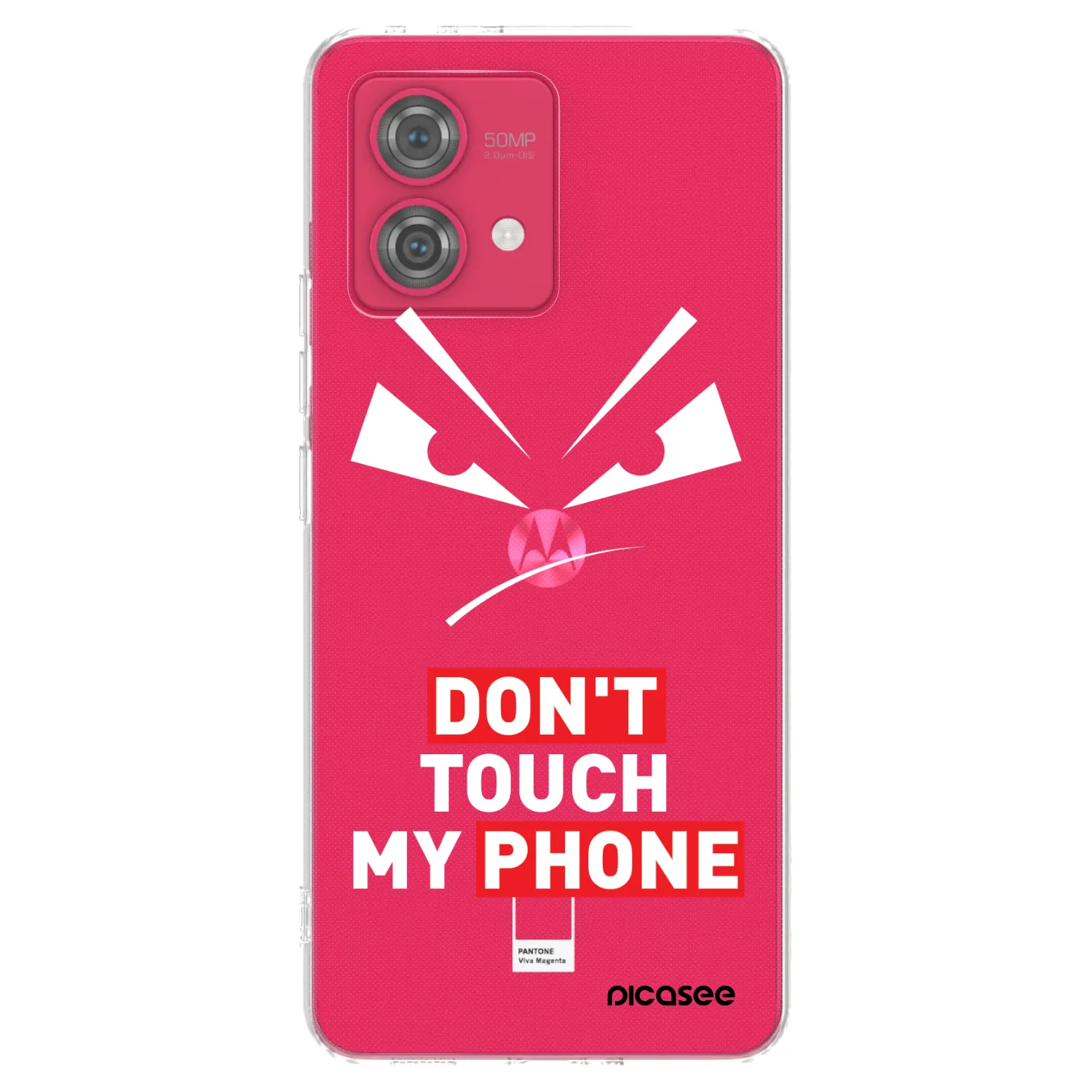 Silikónový prehľadný obal pre Motorola Moto G84 5G - Evil Eye - Transparent