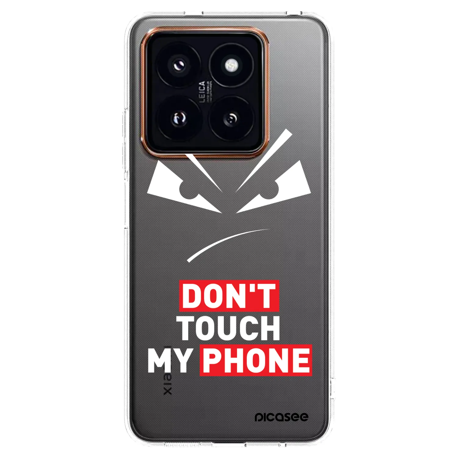 Picasee silikónový prehľadný obal pre Xiaomi 14 Pro - Evil Eye - Transparent