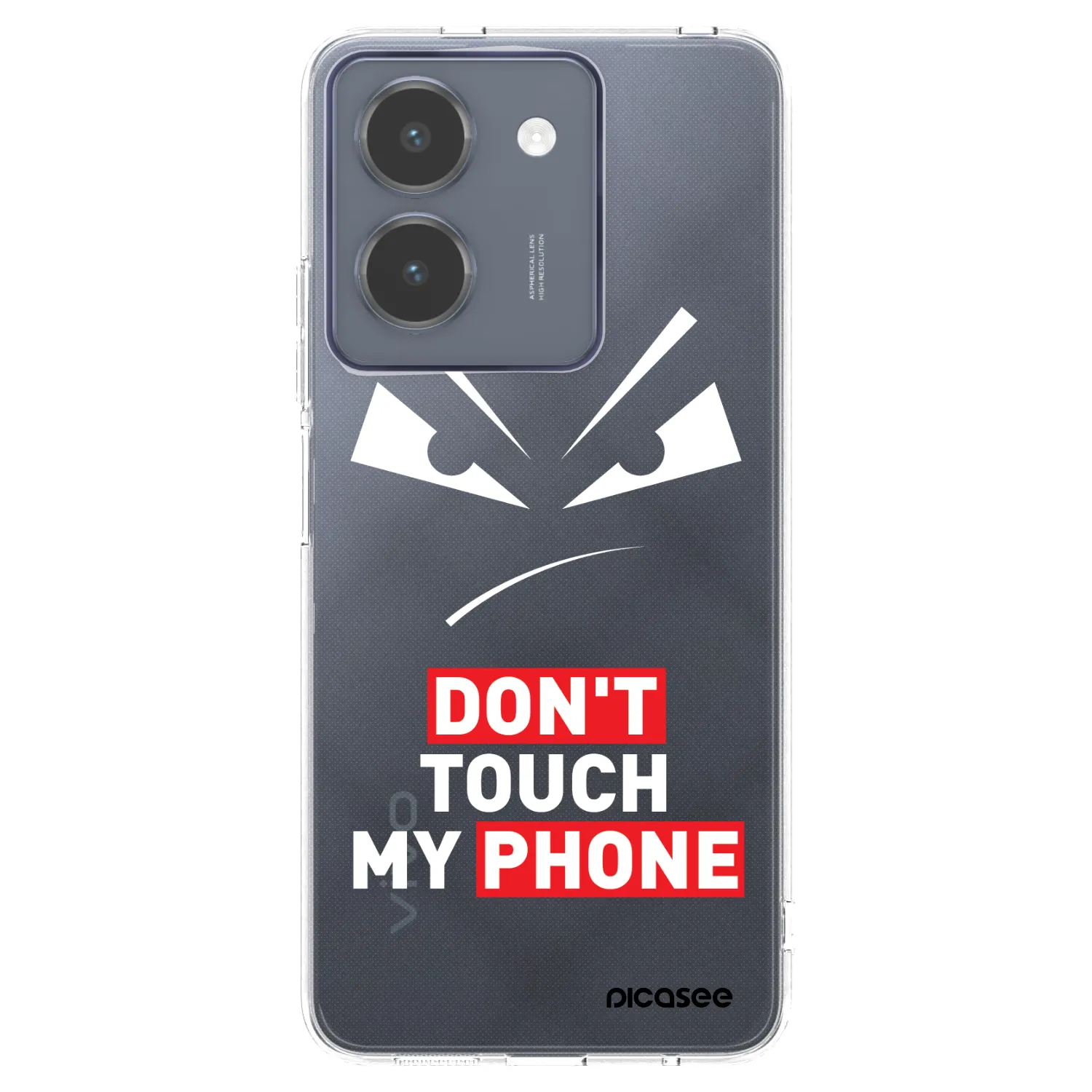 Picasee silikónový prehľadný obal pre Vivo Y36 4G - Evil Eye - Transparent