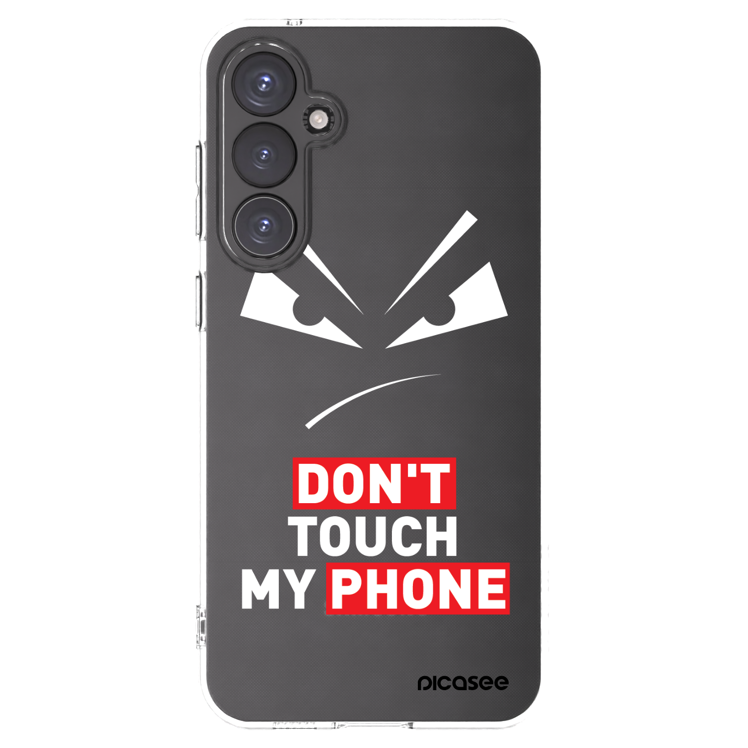 Picasee silikónový prehľadný obal pre Samsung Galaxy S23 FE S711B - Evil Eye - Transparent