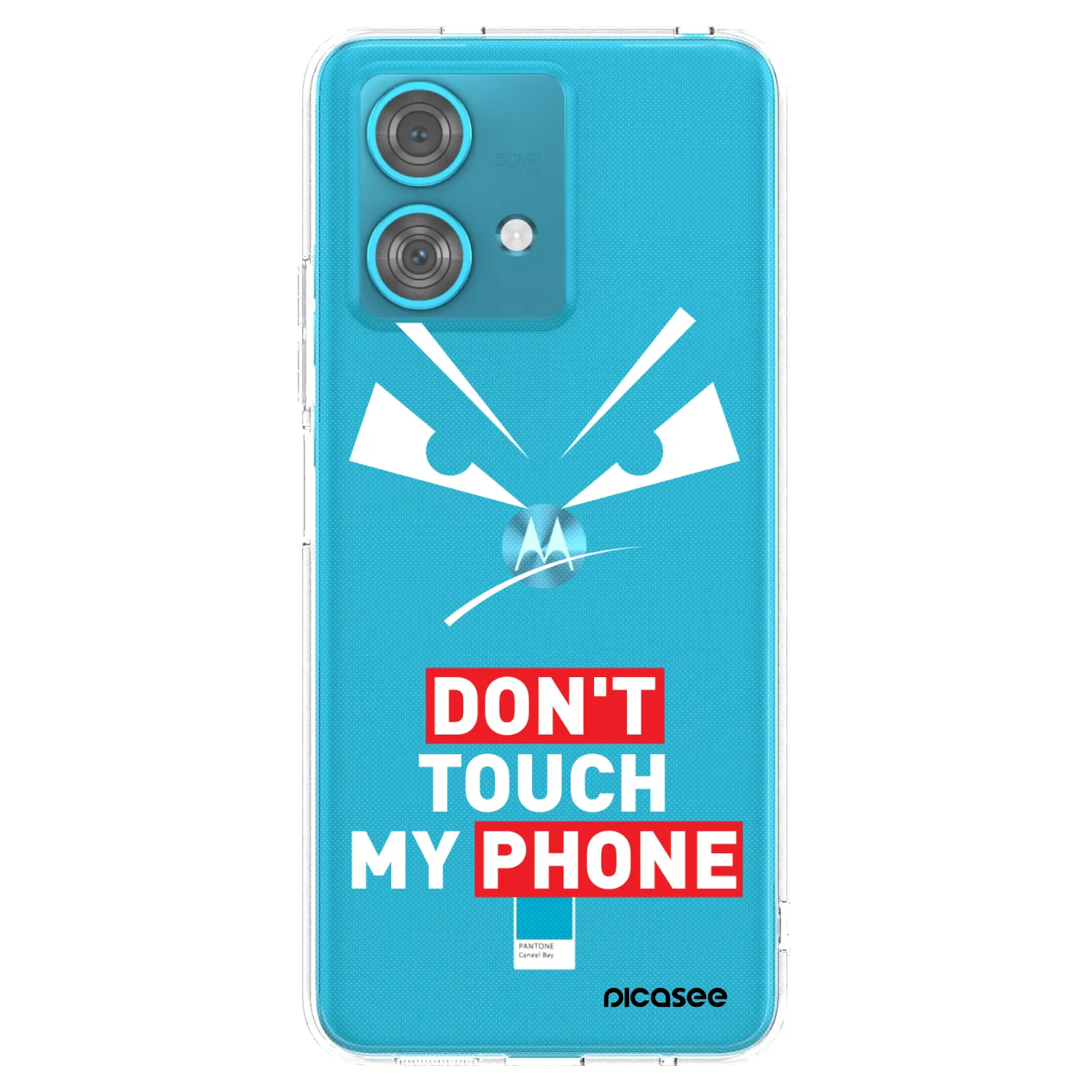 Picasee silikónový prehľadný obal pre Motorola Edge 40 Neo - Evil Eye - Transparent