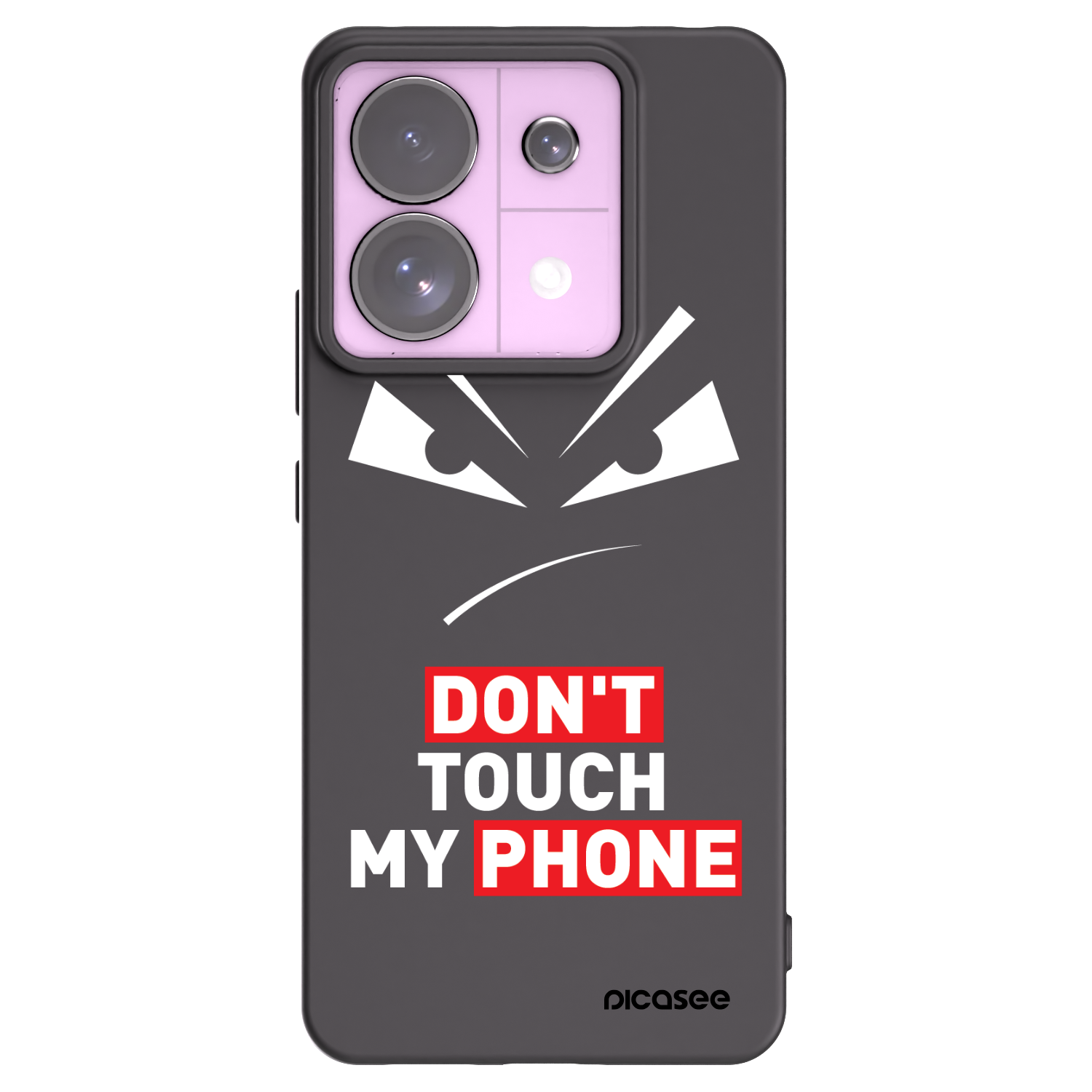 Picasee silikónový čierny obal pre Xiaomi Redmi Note 13 Pro 5G - Evil Eye - Transparent