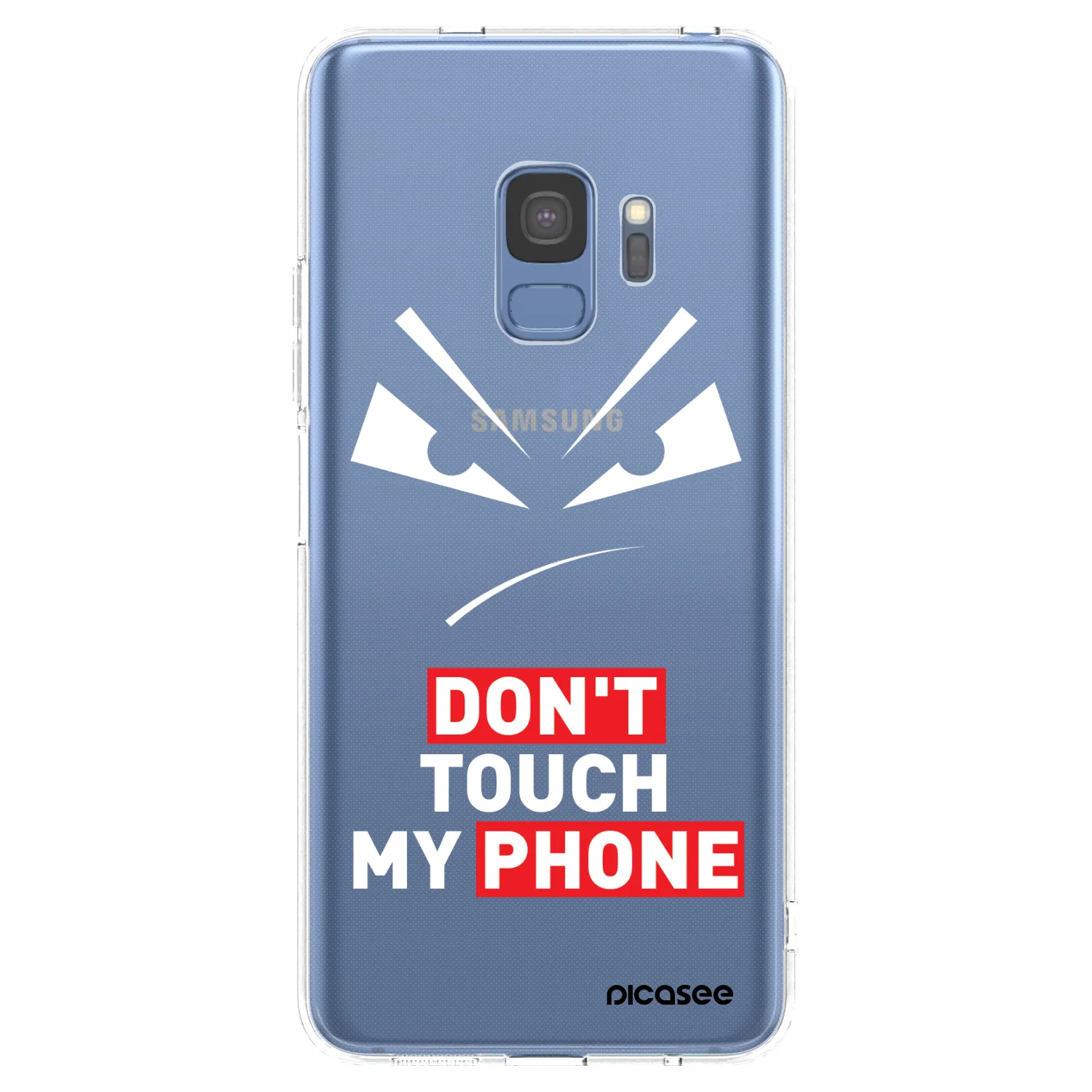 Picasee silikónový prehľadný obal pre Samsung Galaxy S9 G960F - Evil Eye - Transparent