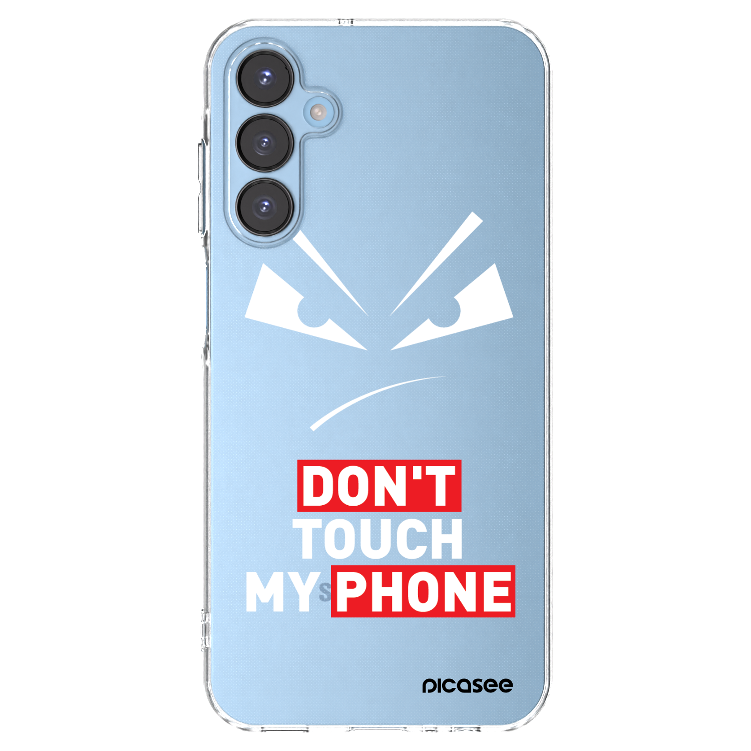 Picasee silikónový prehľadný obal pre Samsung Galaxy A15 A156B 5G - Evil Eye - Transparent