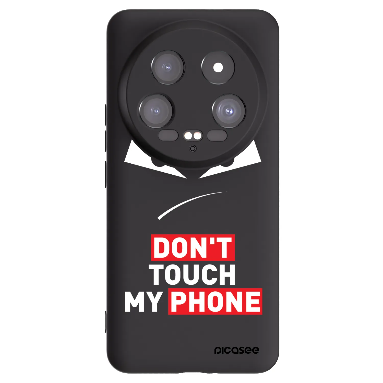 Picasee silikónový čierny obal pre Xiaomi 14 Ultra - Evil Eye - Transparent