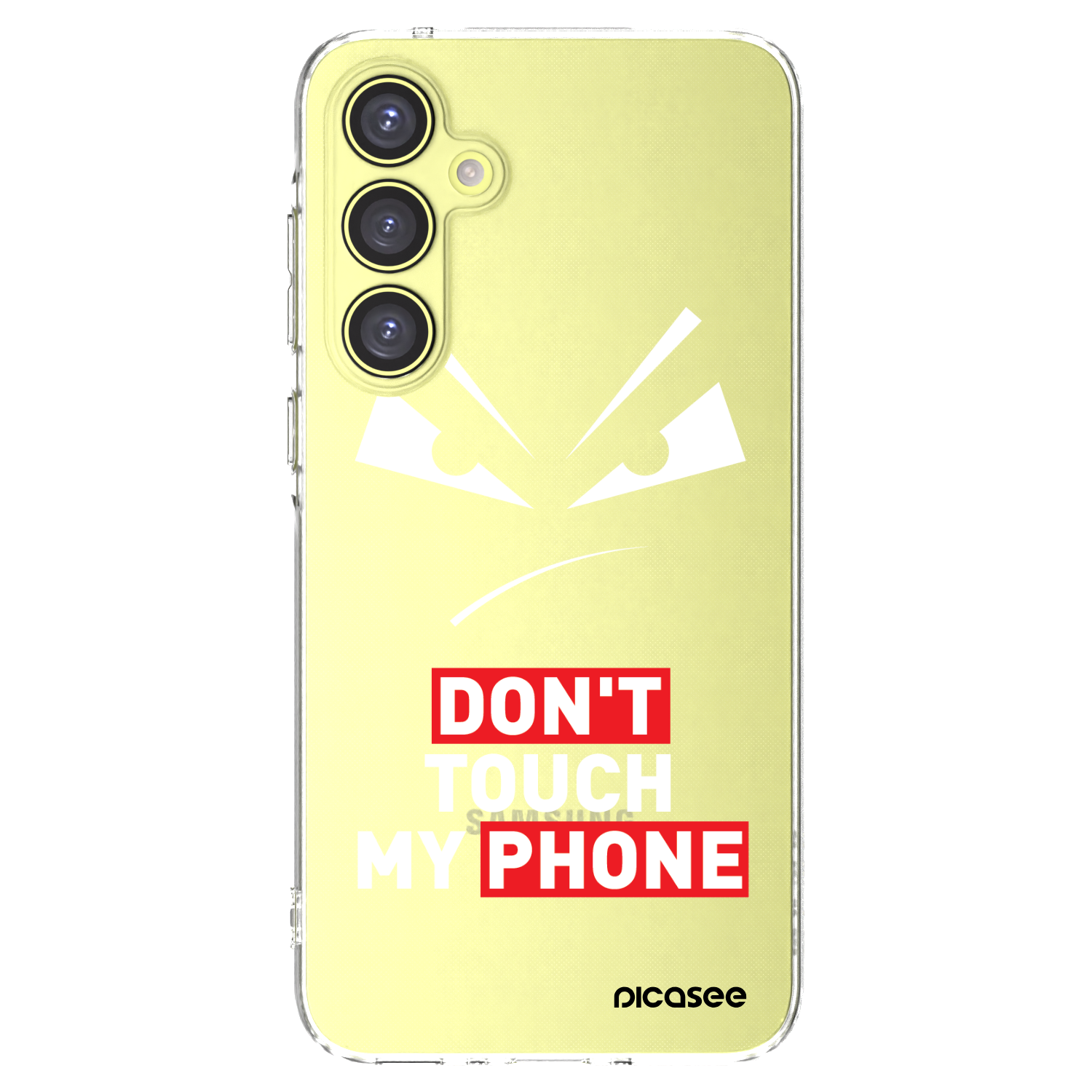 Picasee silikónový prehľadný obal pre Samsung Galaxy A35 5G A356B - Evil Eye - Transparent
