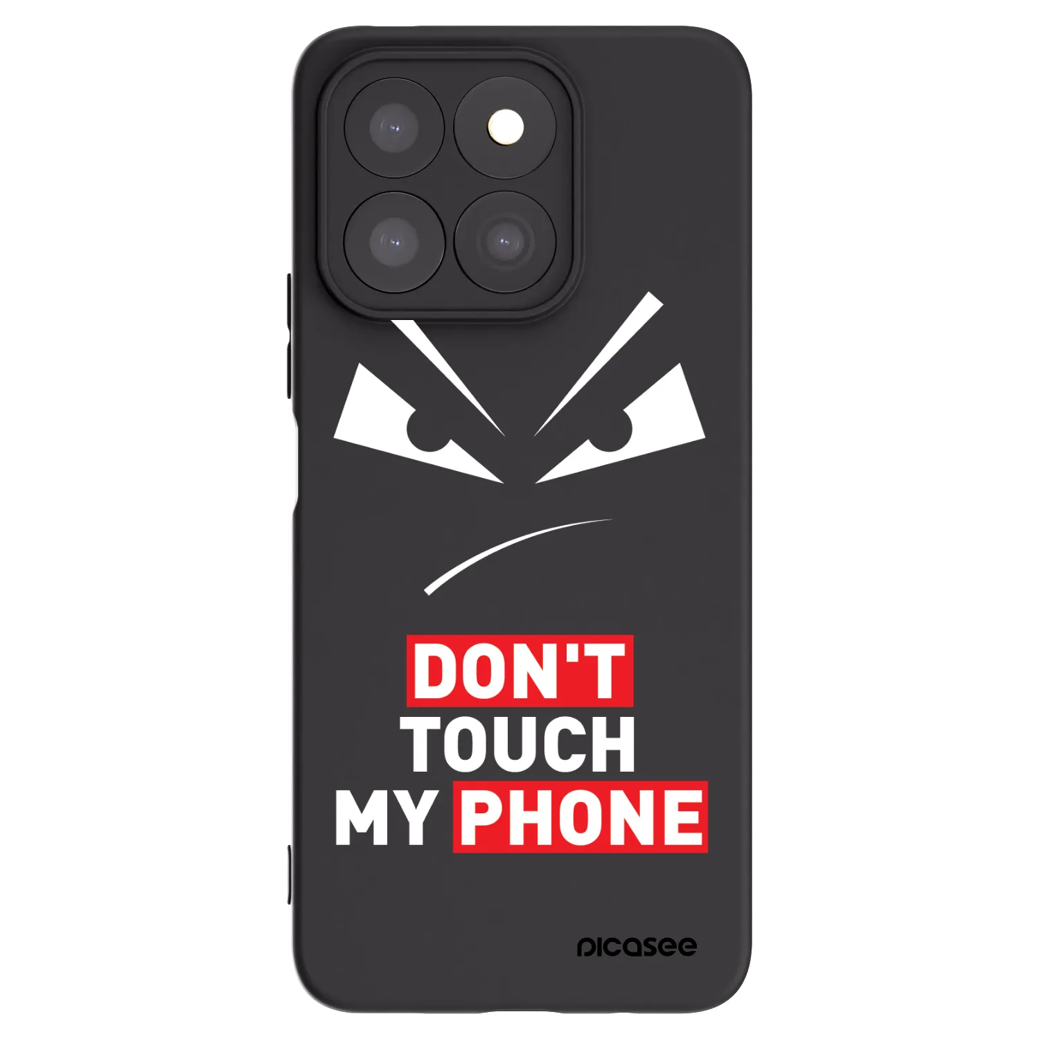 Picasee silikónový čierny obal pre Honor X8b - Evil Eye - Transparent