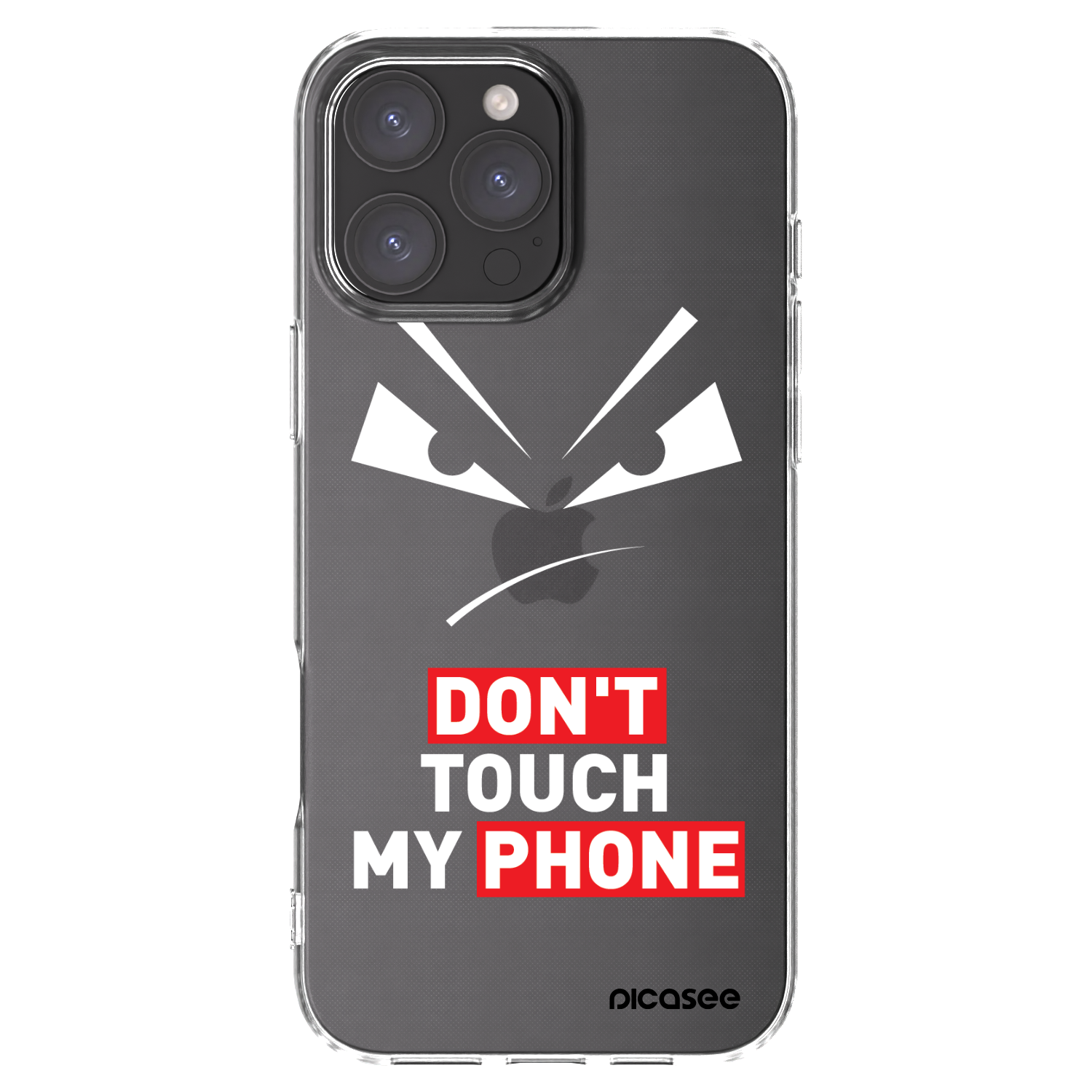 Picasee silikónový prehľadný obal pre Apple iPhone 16 Pro Max - Evil Eye - Transparent