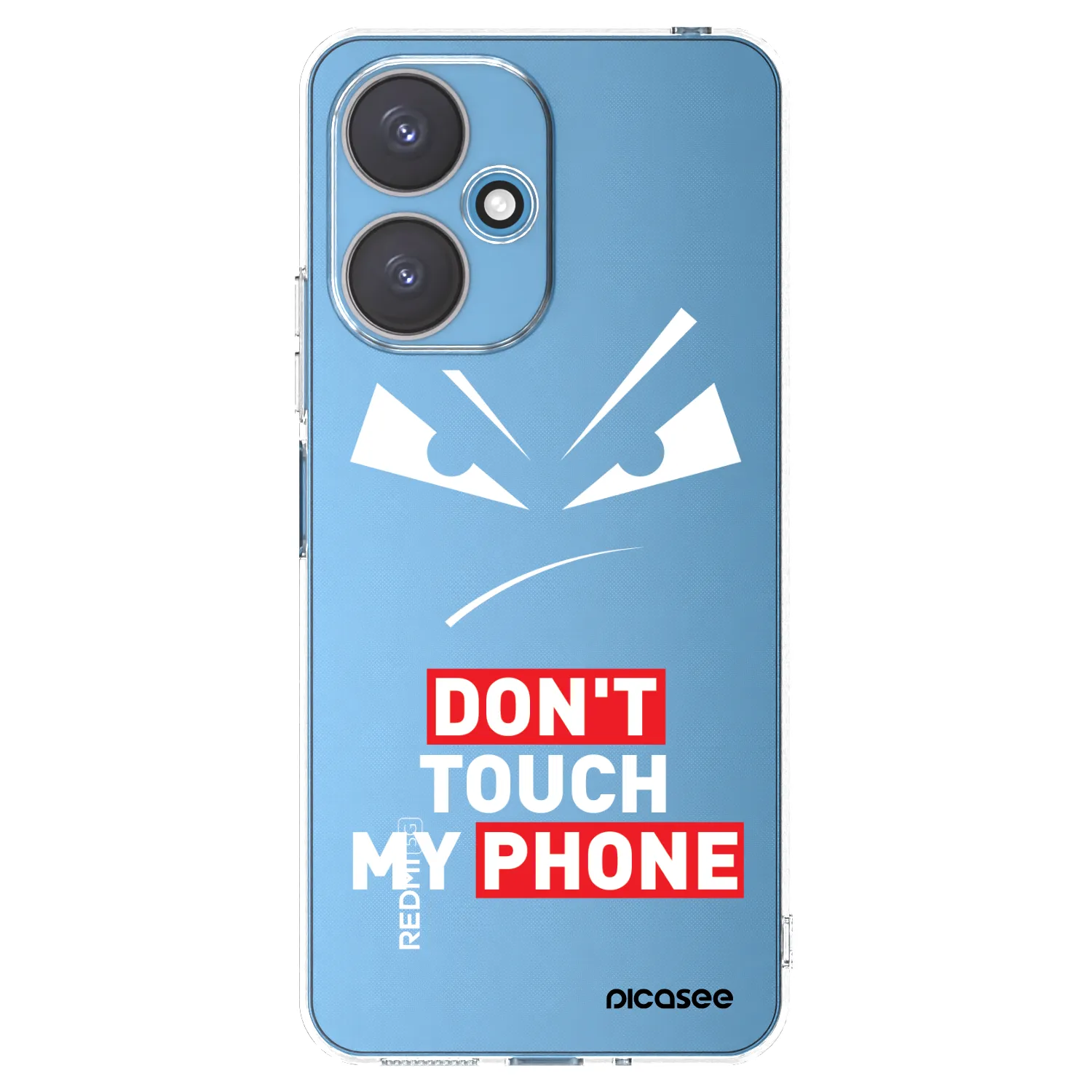 Picasee silikónový prehľadný obal pre Xiaomi Redmi 13C 5G - Evil Eye - Transparent