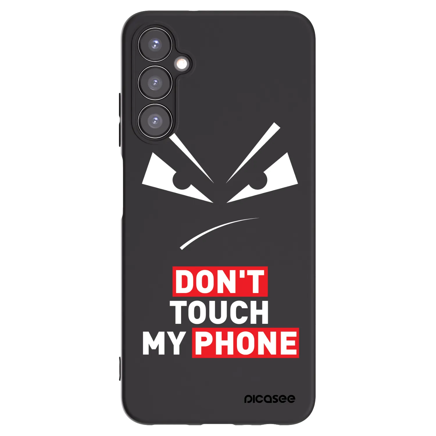 Picasee silikónový čierny obal pre Samsung Galaxy A05s A057G - Evil Eye - Transparent