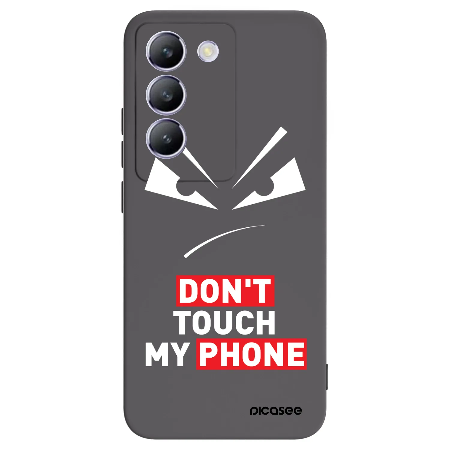 Picasee silikónový čierny obal pre Vivo V40 SE 5G - Evil Eye - Transparent