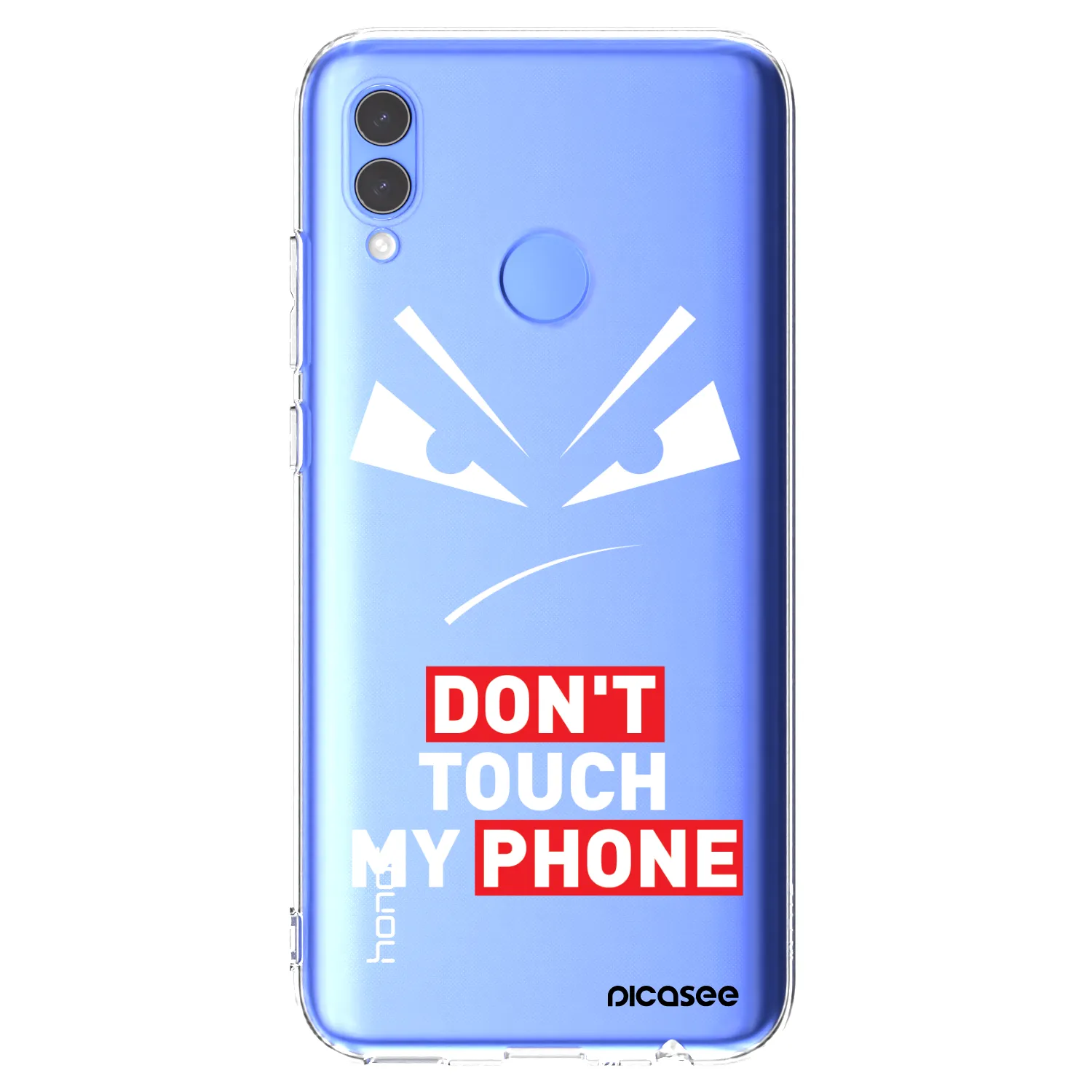 Picasee silikónový prehľadný obal pre Honor 10 Lite - Evil Eye - Transparent