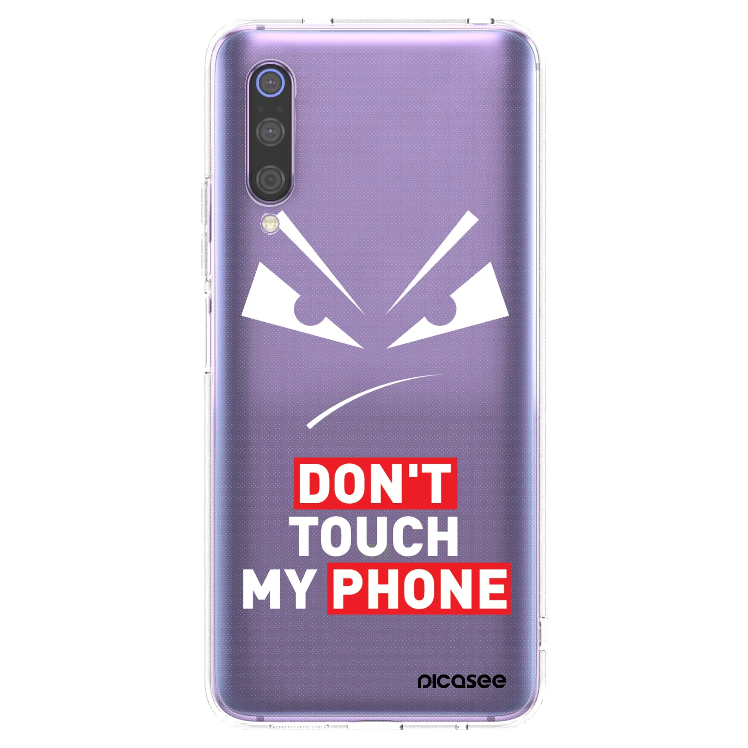 Picasee silikónový prehľadný obal pre Xiaomi Mi 9 - Evil Eye - Transparent