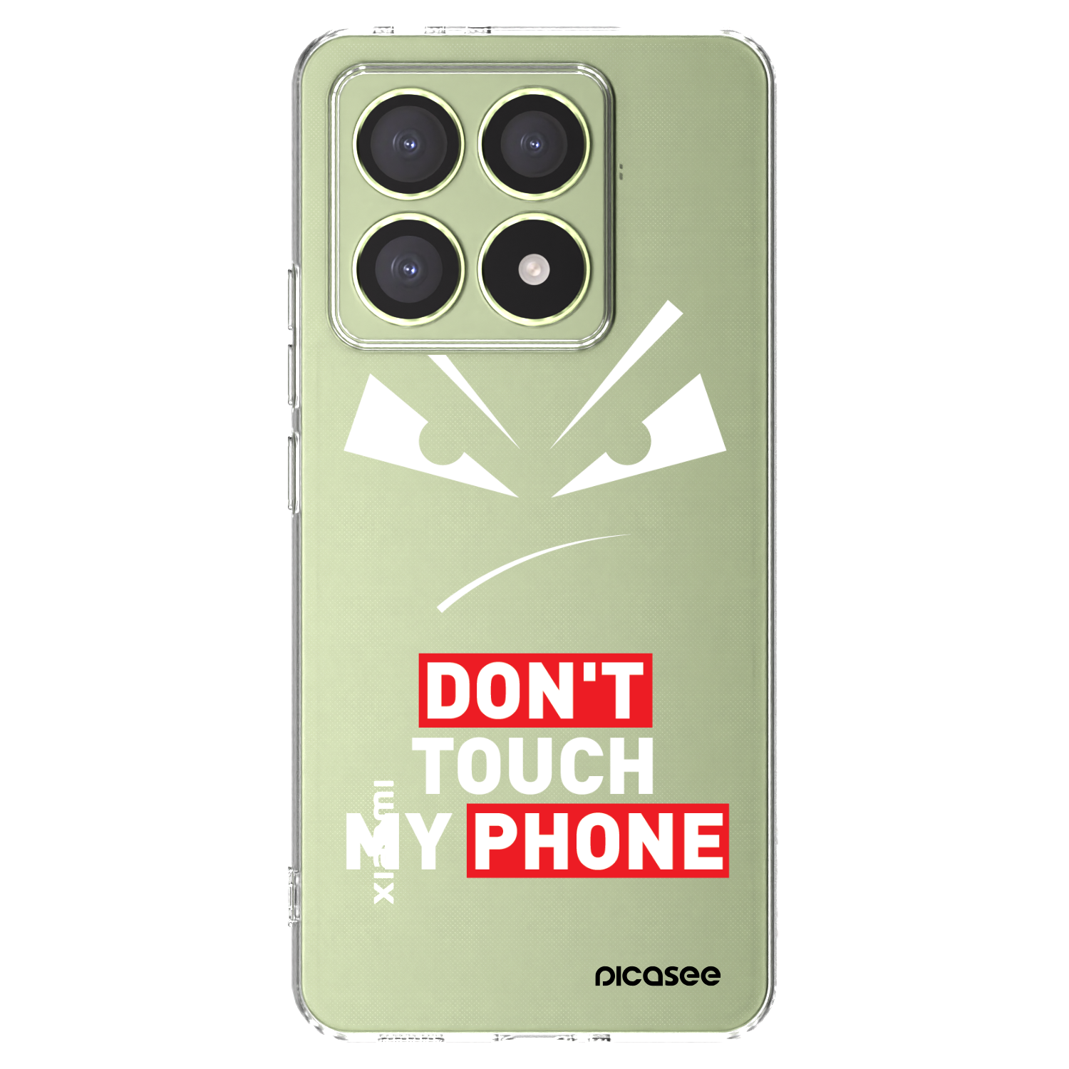 Picasee silikónový prehľadný obal pre Xiaomi 14T - Evil Eye - Transparent
