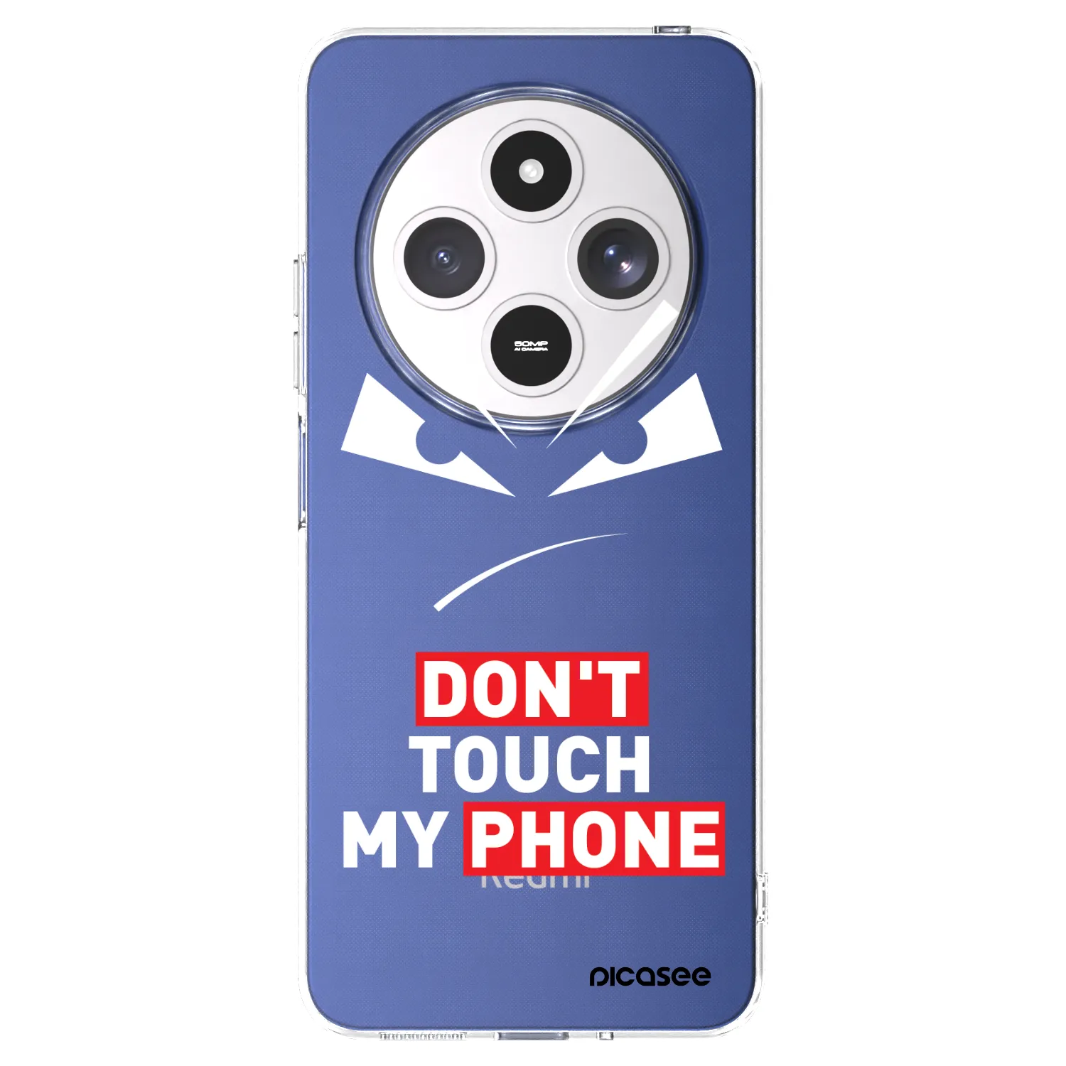 Picasee silikónový prehľadný obal pre Xiaomi Redmi 14C - Evil Eye - Transparent