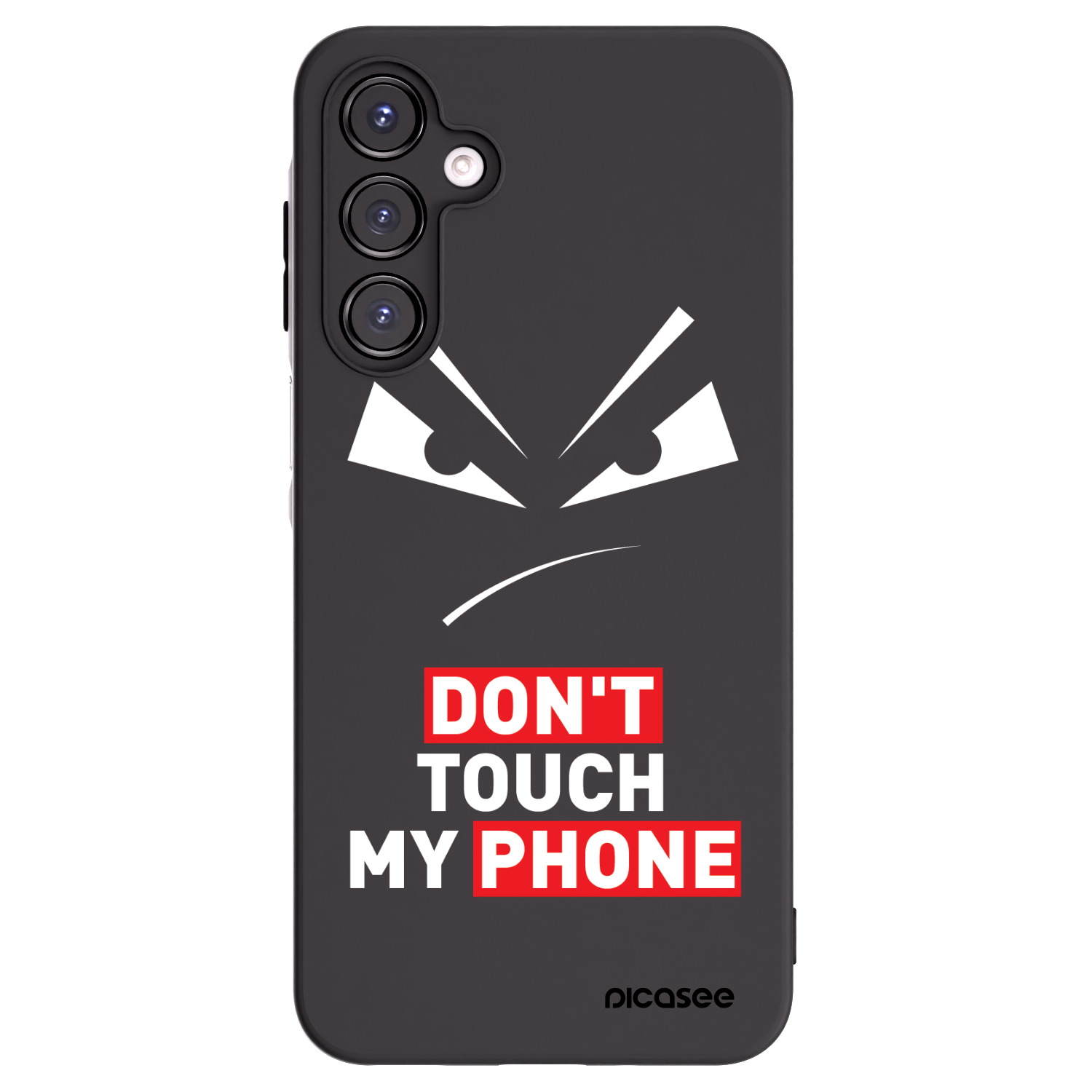 Picasee silikónový čierny obal pre Samsung Galaxy A16 5G - Evil Eye - Transparent