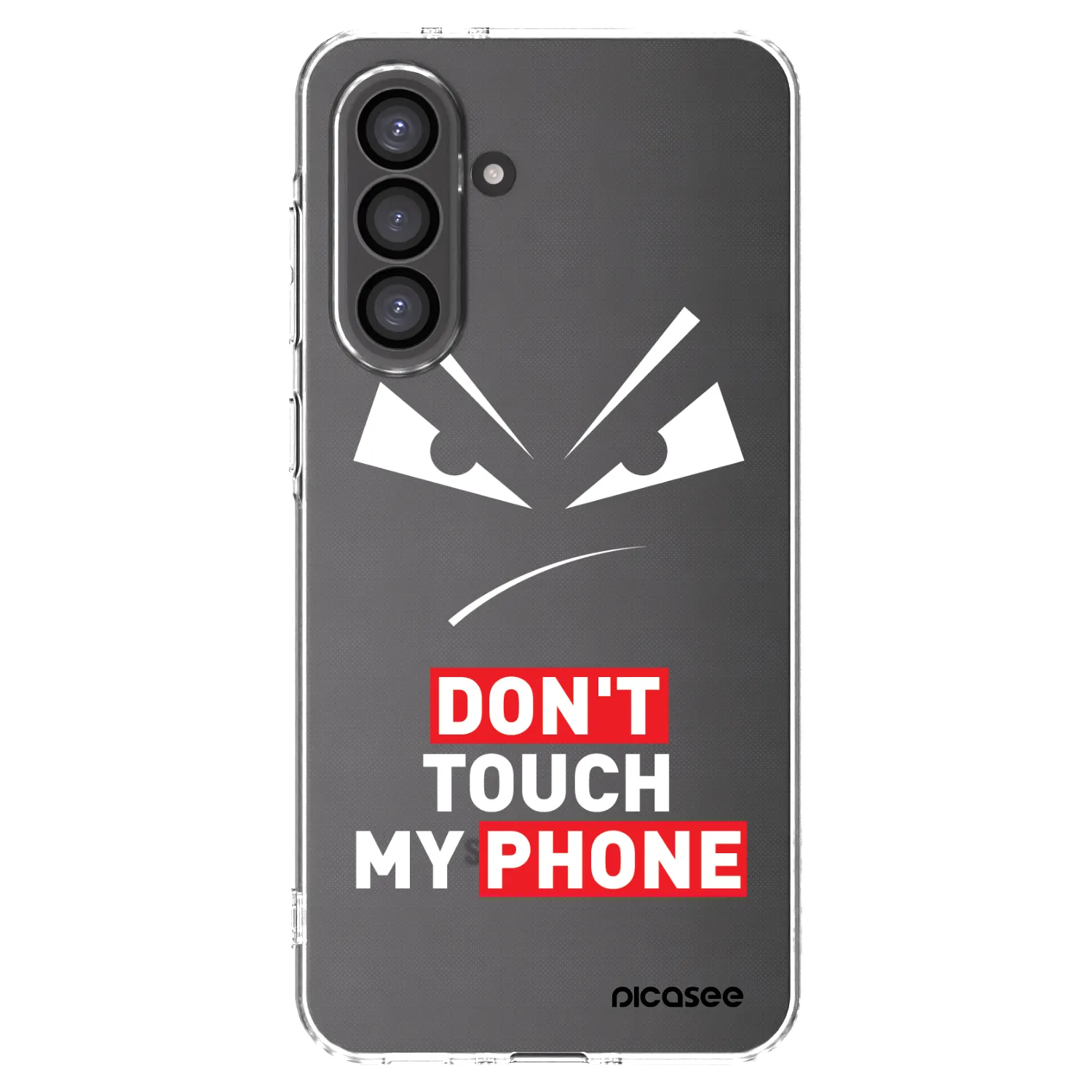 Picasee silikónový prehľadný obal pre Samsung Galaxy A56 5G A566B - Evil Eye - Transparent