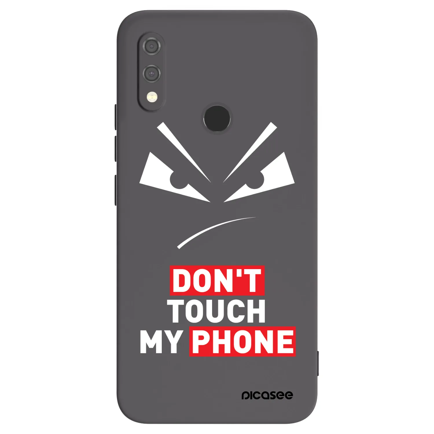 Picasee silikónový čierny obal pre Xiaomi Redmi Note 7 - Evil Eye - Transparent