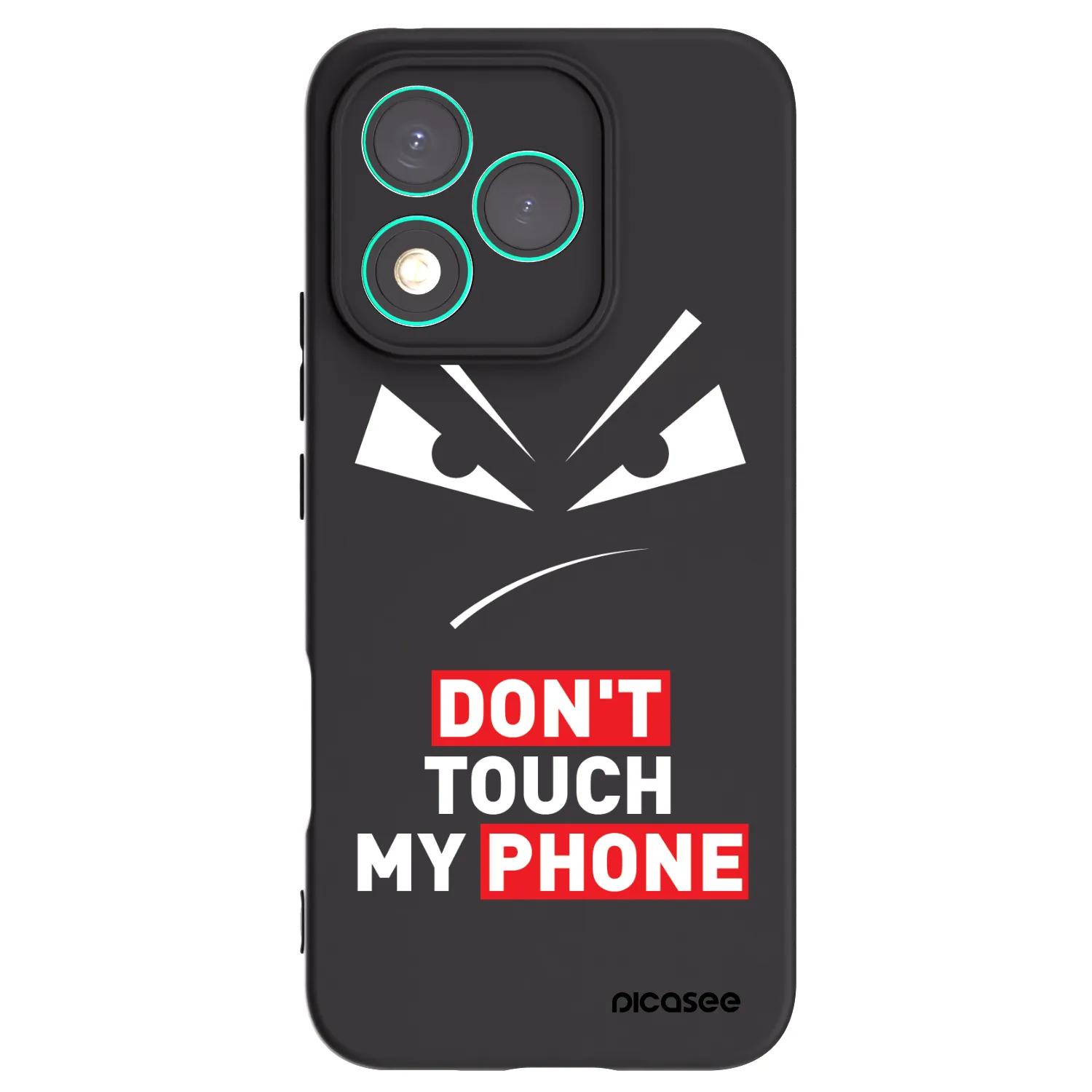 Picasee silikónový čierny obal pre Honor 400 Lite 5G - Evil Eye - Transparent