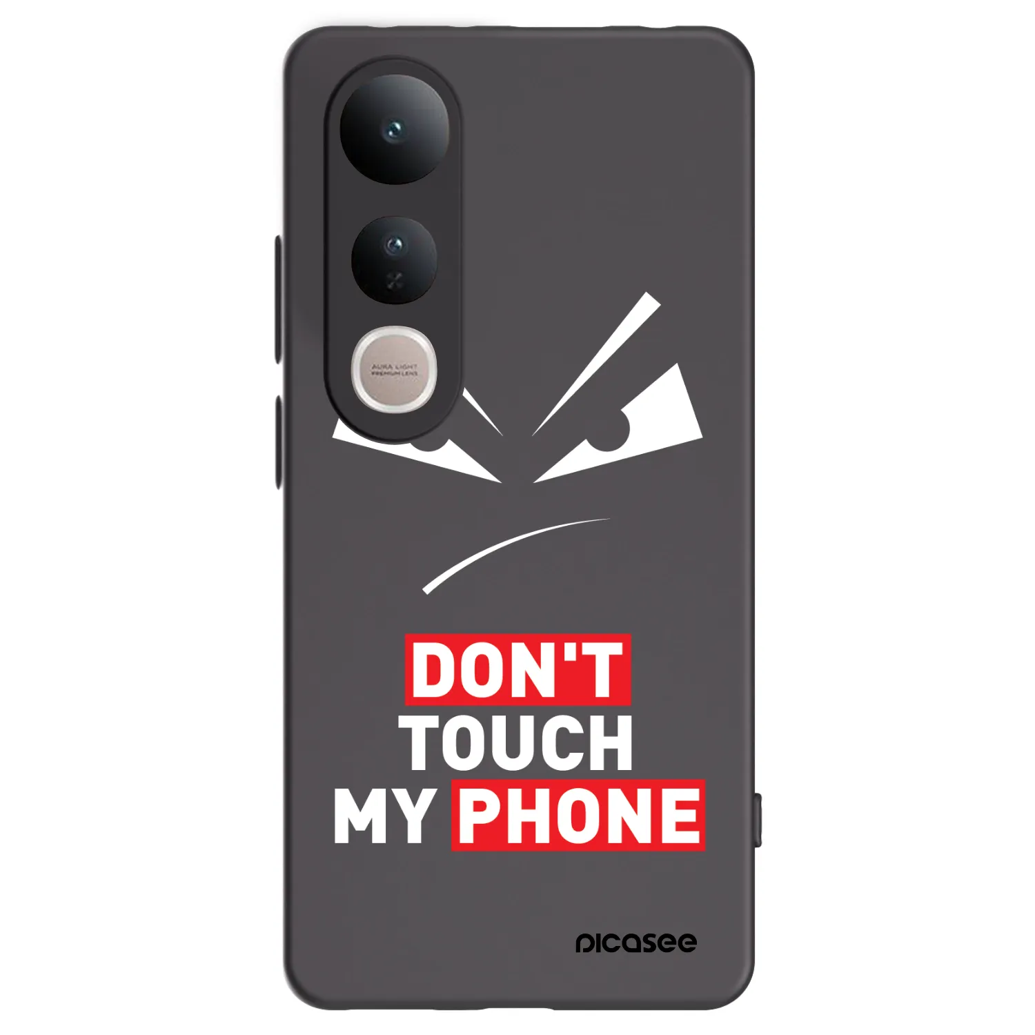 Picasee silikónový čierny obal pre Vivo V50 Lite 5G - Evil Eye - Transparent