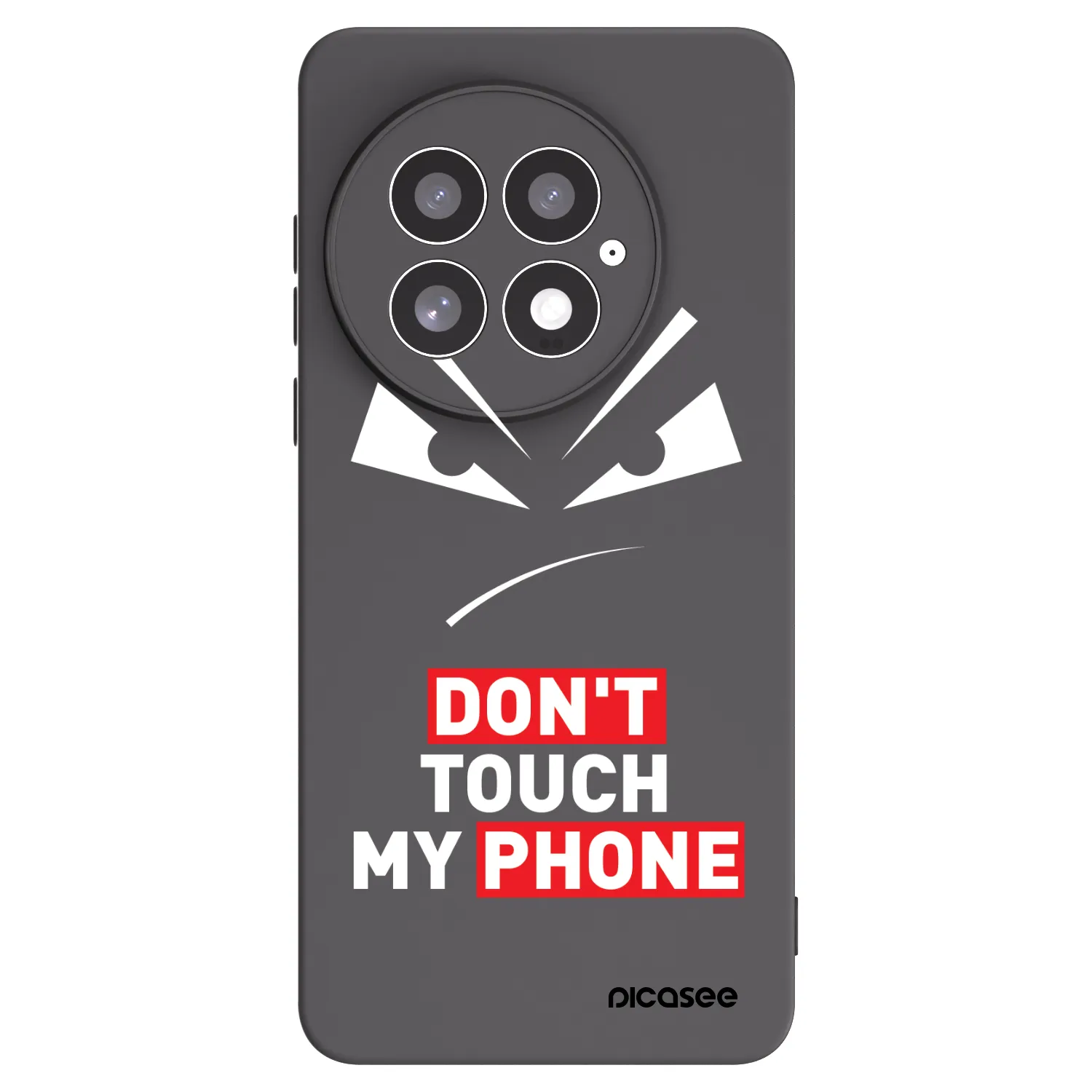 Picasee silikónový čierny obal pre OnePlus 13 5G - Evil Eye - Transparent