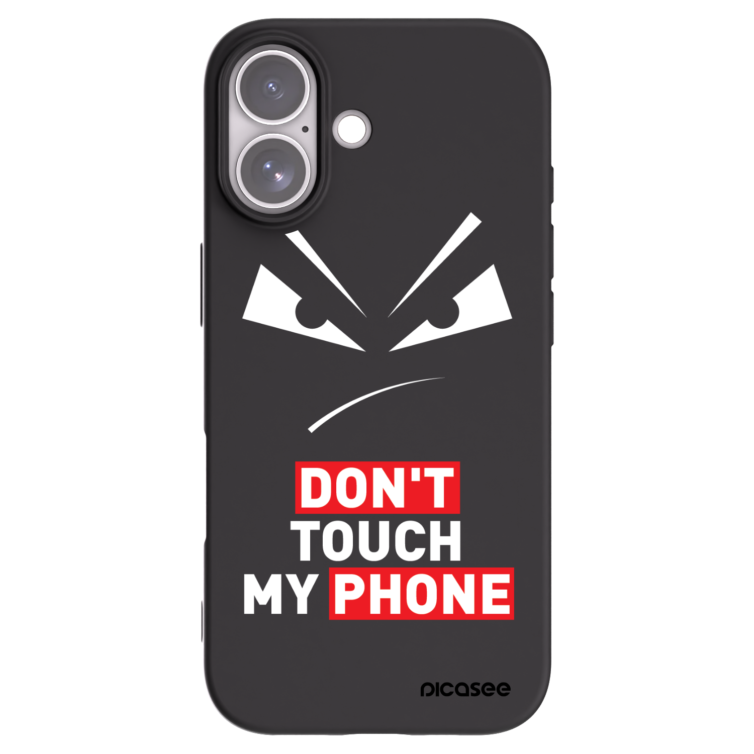 Picasee silikónový čierny obal pre Apple iPhone 17 - Evil Eye - Transparent