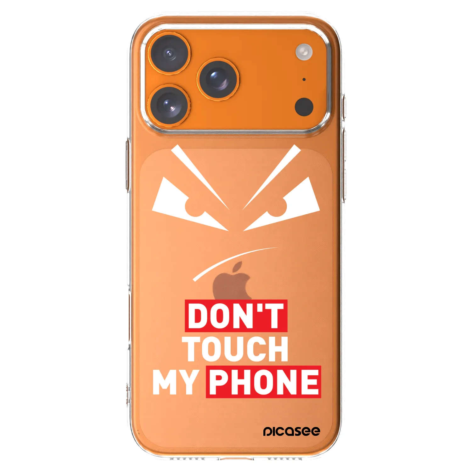 Picasee silikónový prehľadný obal pre Apple iPhone 17 Pro Max - Evil Eye - Transparent