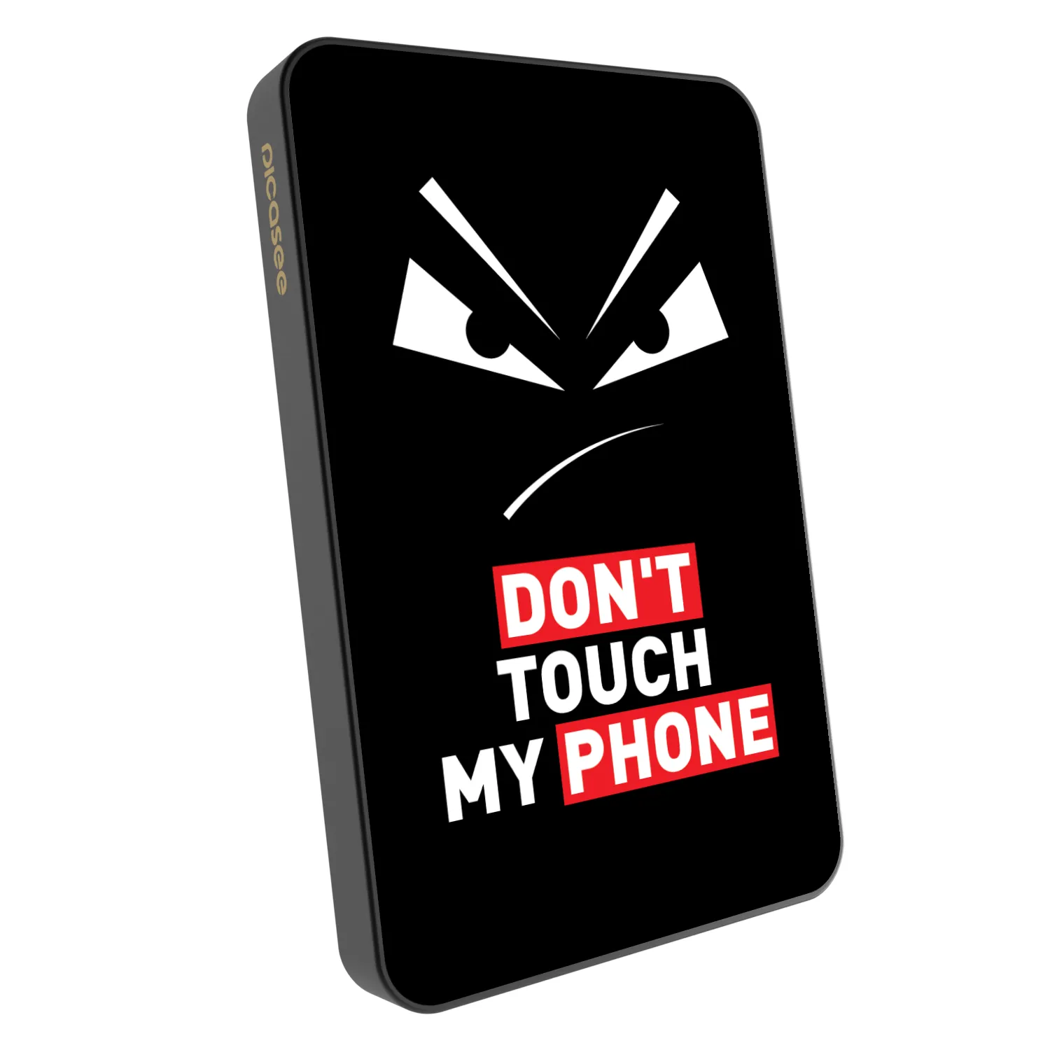 Picasee Powerbanka s MagSafe 5 000 mAh Šedá - Evil Eye - Transparent