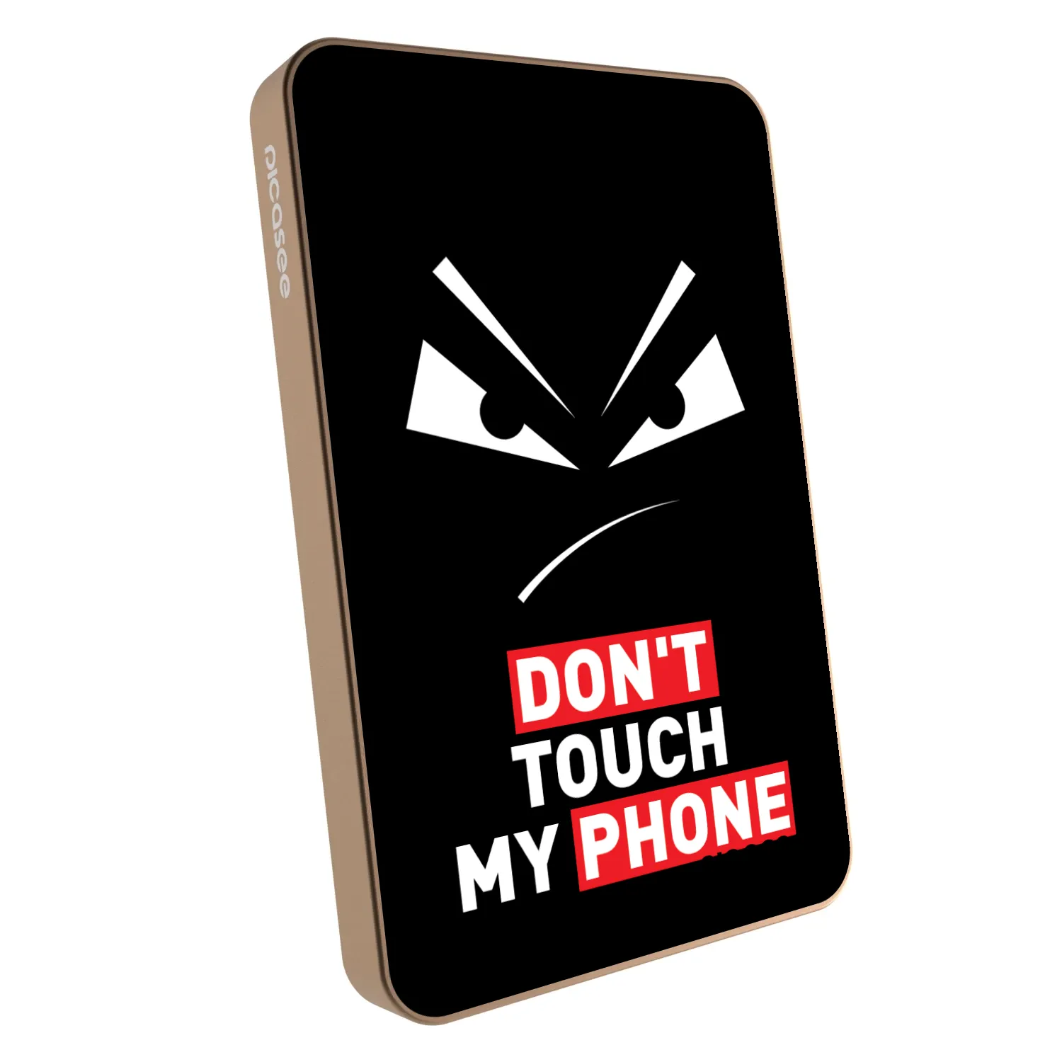 Picasee Powerbanka s MagSafe 5 000 mAh Zlatá - Evil Eye - Transparent