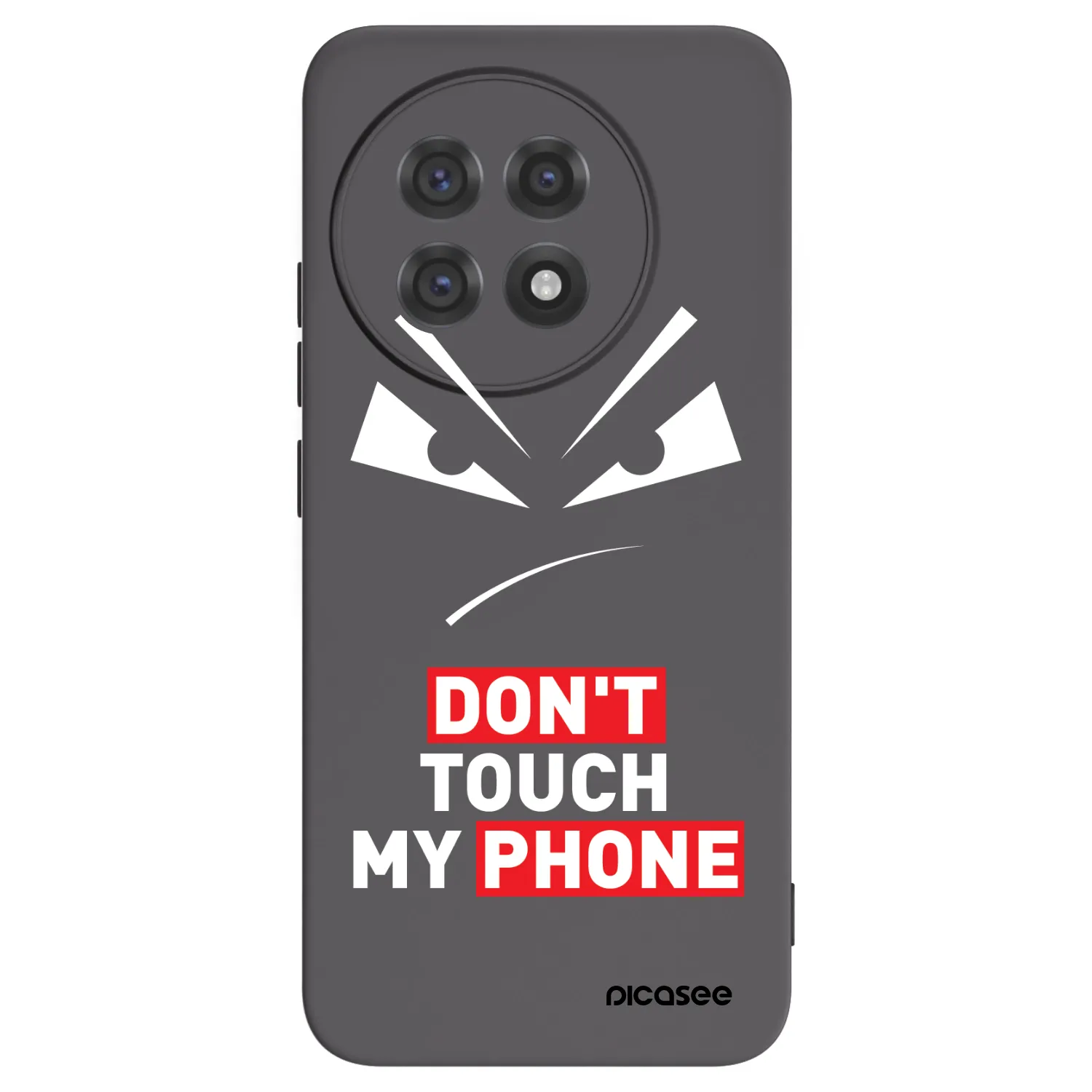 Picasee silikónový čierny obal pre OnePlus 13R 5G - Evil Eye - Transparent