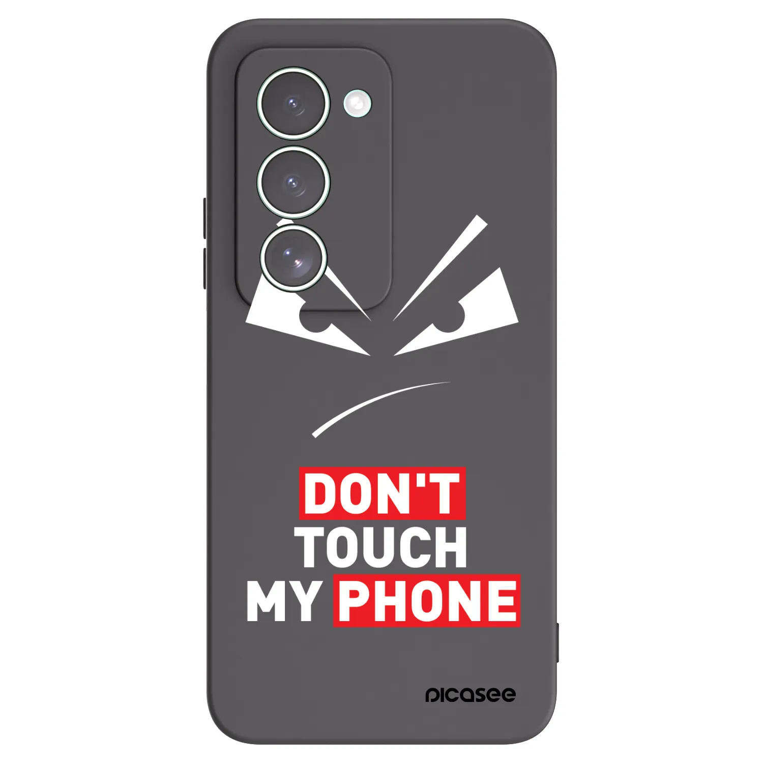 Picasee silikónový čierny obal pre Xiaomi Redmi 15 5G - Evil Eye - Transparent