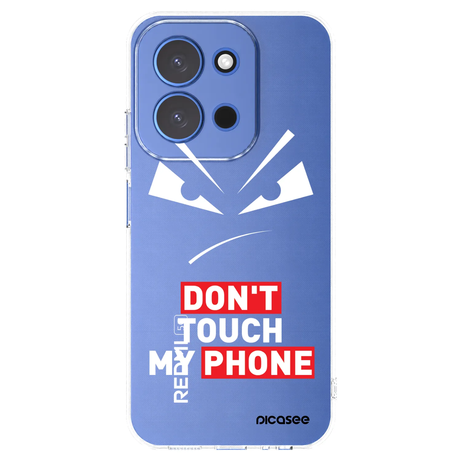 Picasee silikónový prehľadný obal pre Xiaomi Redmi 15C 4G - Evil Eye - Transparent