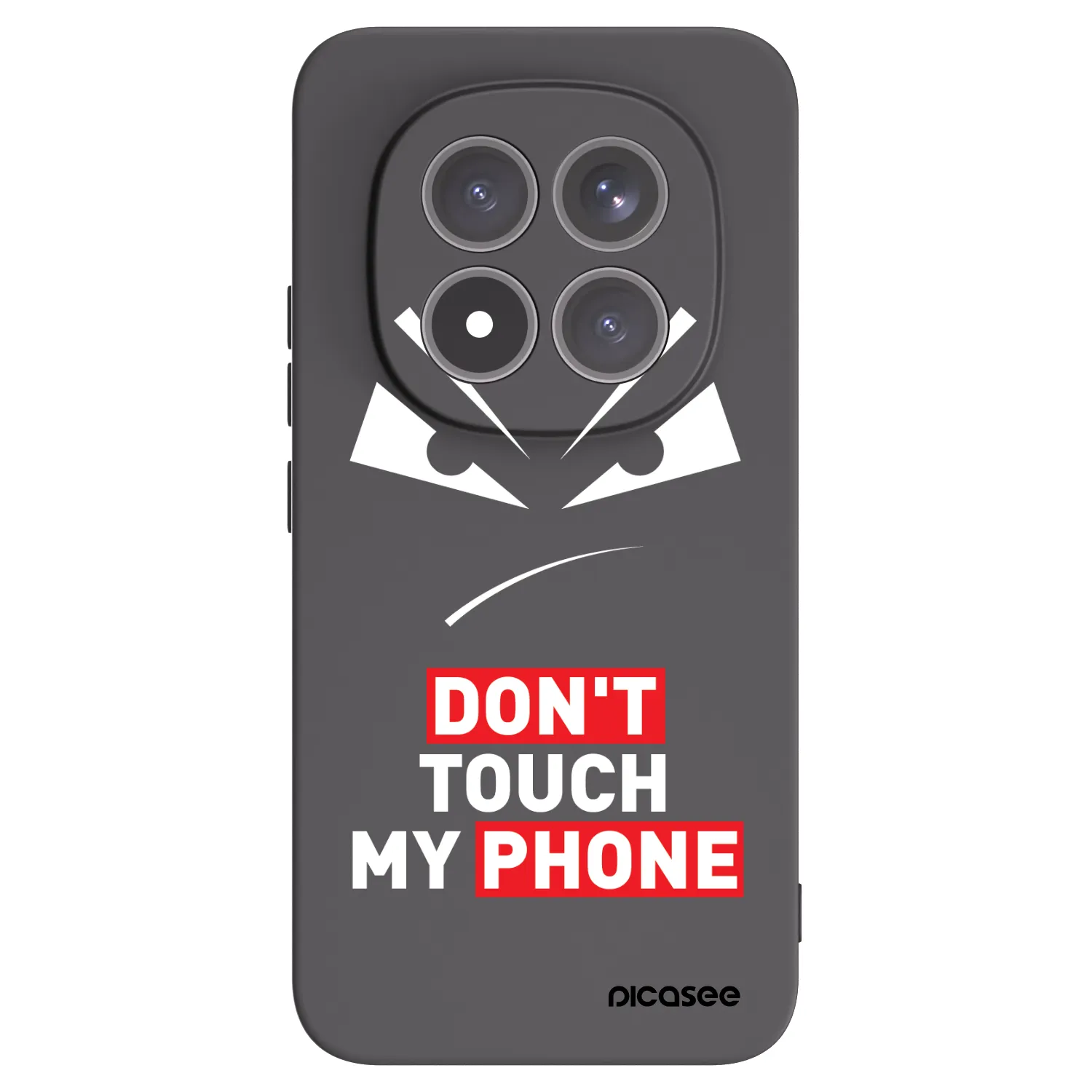 Picasee silikónový čierny obal pre Xiaomi Redmi Note 15 Pro+ - Evil Eye - Transparent
