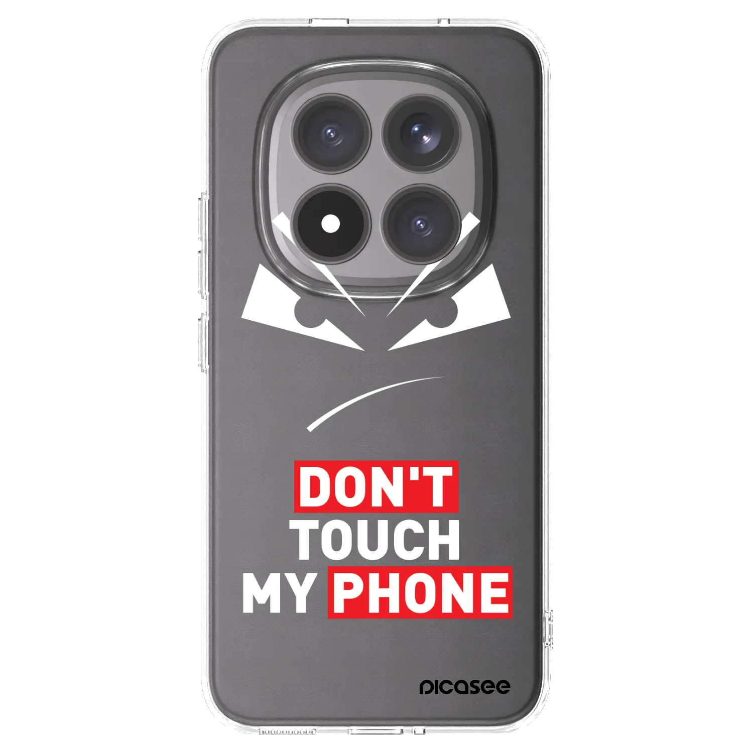 Picasee silikónový prehľadný obal pre Xiaomi Redmi Note 15 Pro+ - Evil Eye - Transparent