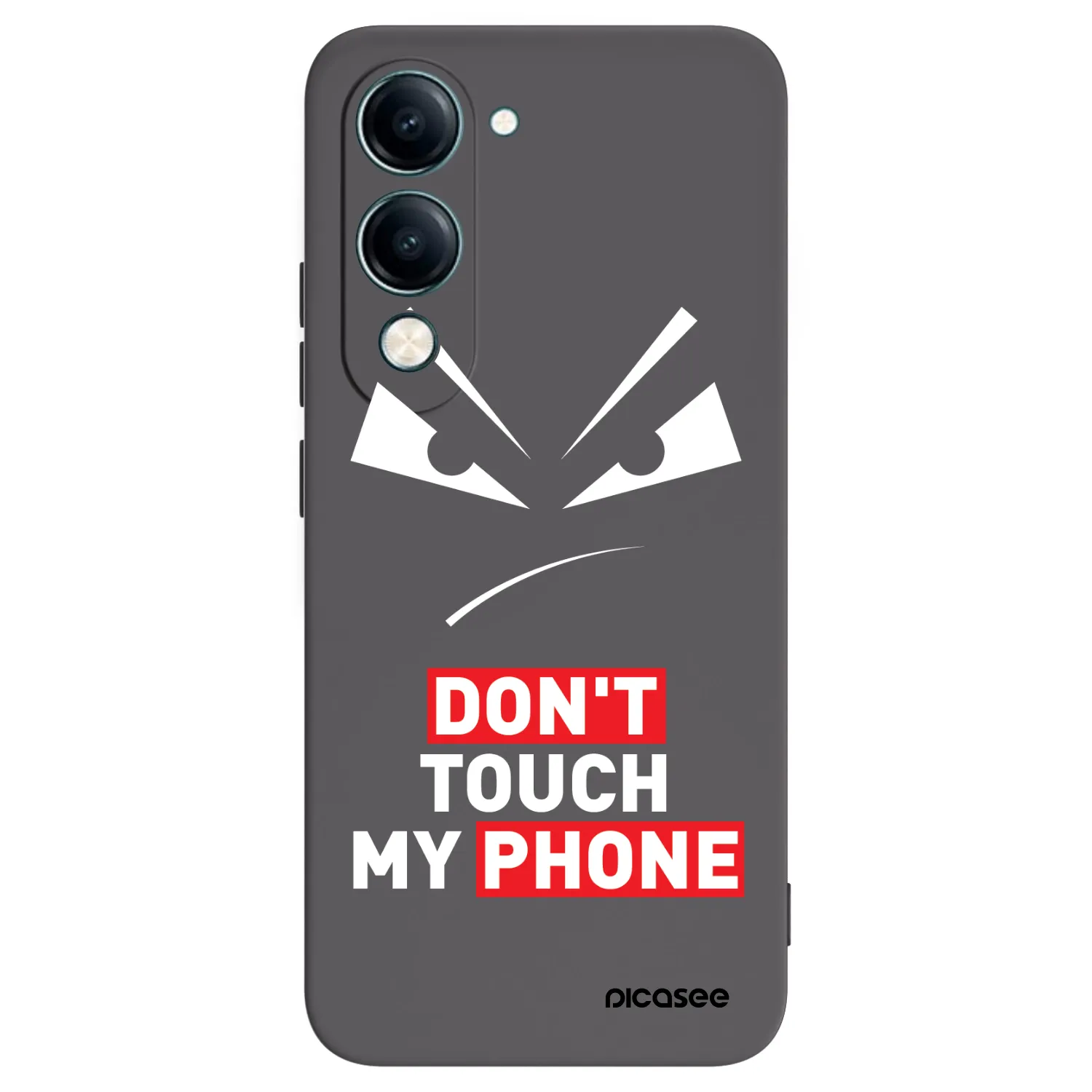 Picasee silikónový čierny obal pre Vivo Y29s 5G - Evil Eye - Transparent