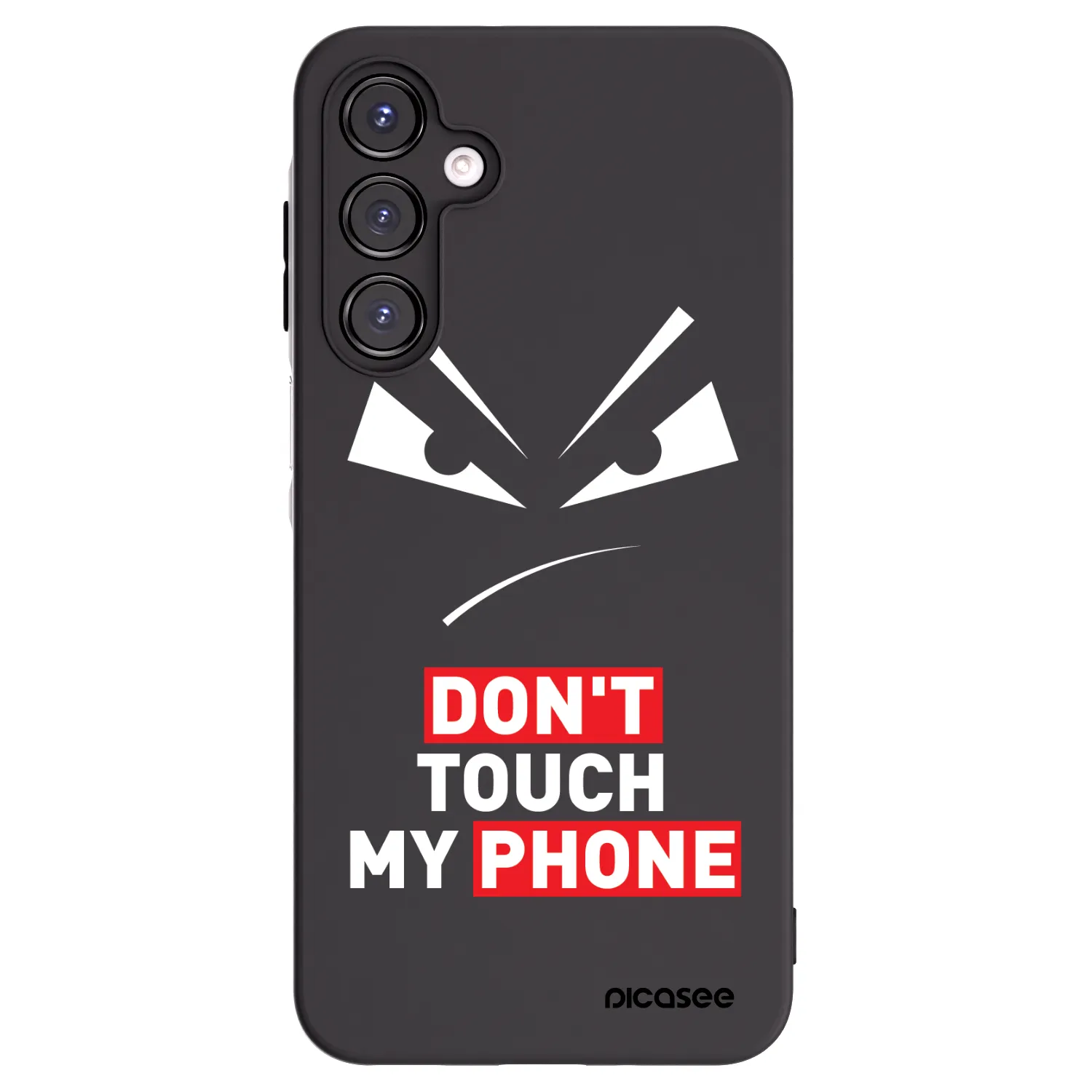 Picasee silikónový čierny obal pre Samsung Galaxy A16 4G - Evil Eye - Transparent