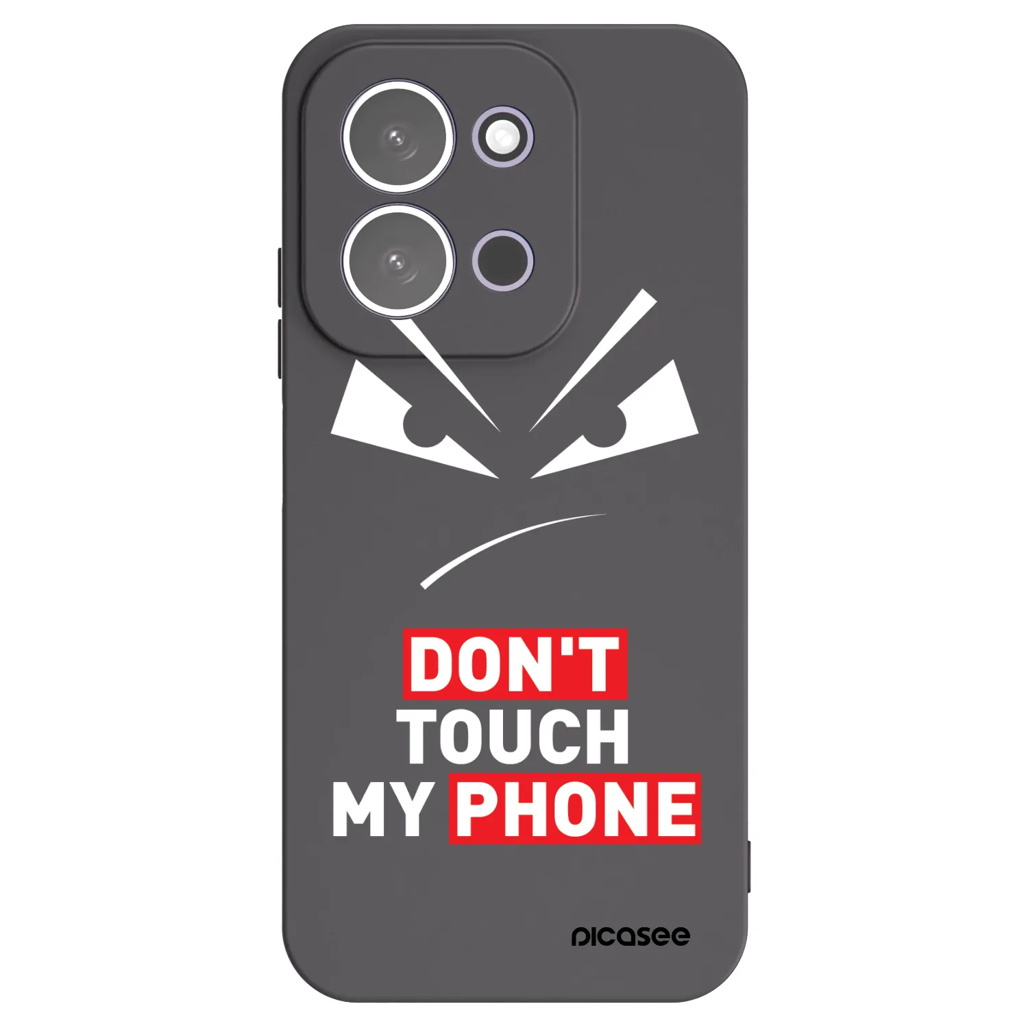Picasee silikónový čierny obal pre Xiaomi Redmi 15C 5G - Evil Eye - Transparent