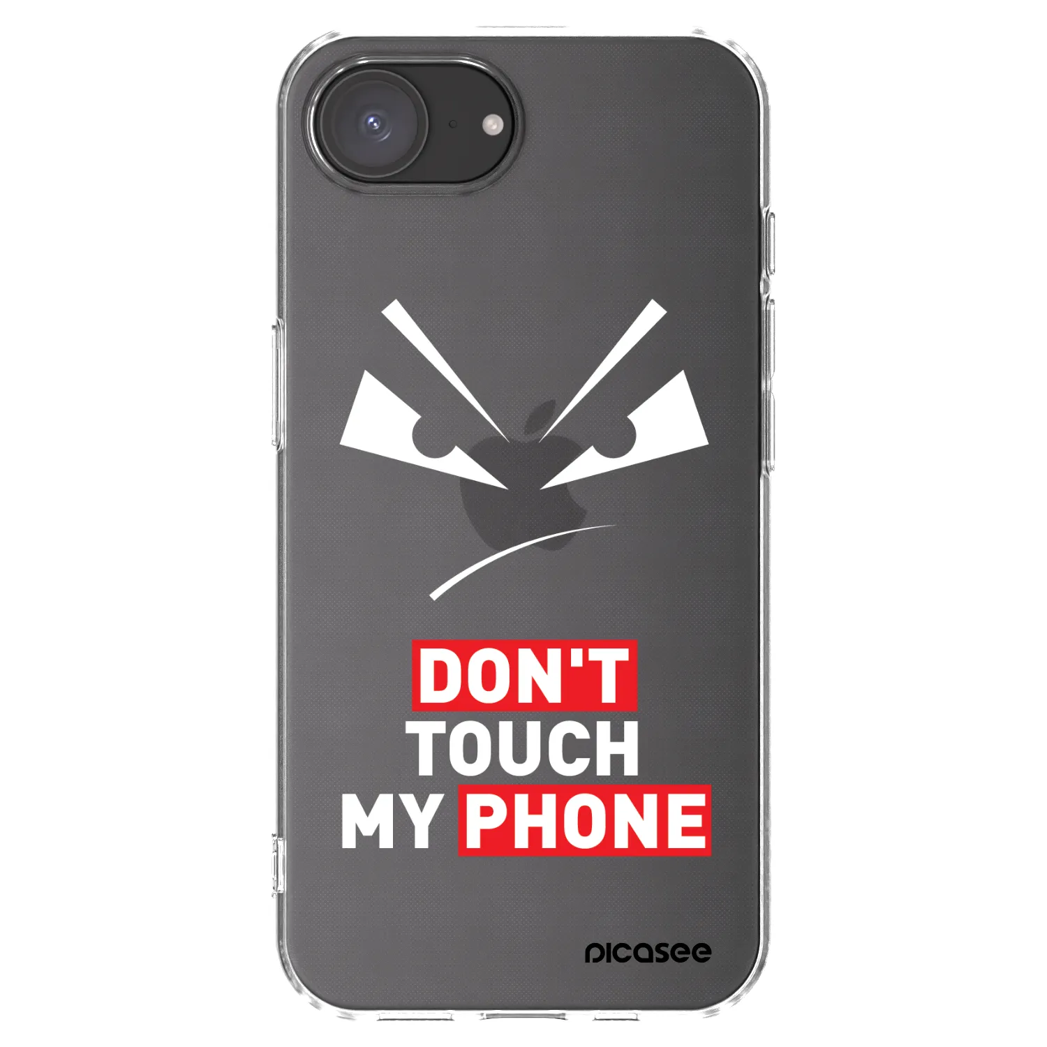 Picasee silikónový prehľadný obal pre Apple iPhone 17e - Evil Eye - Transparent