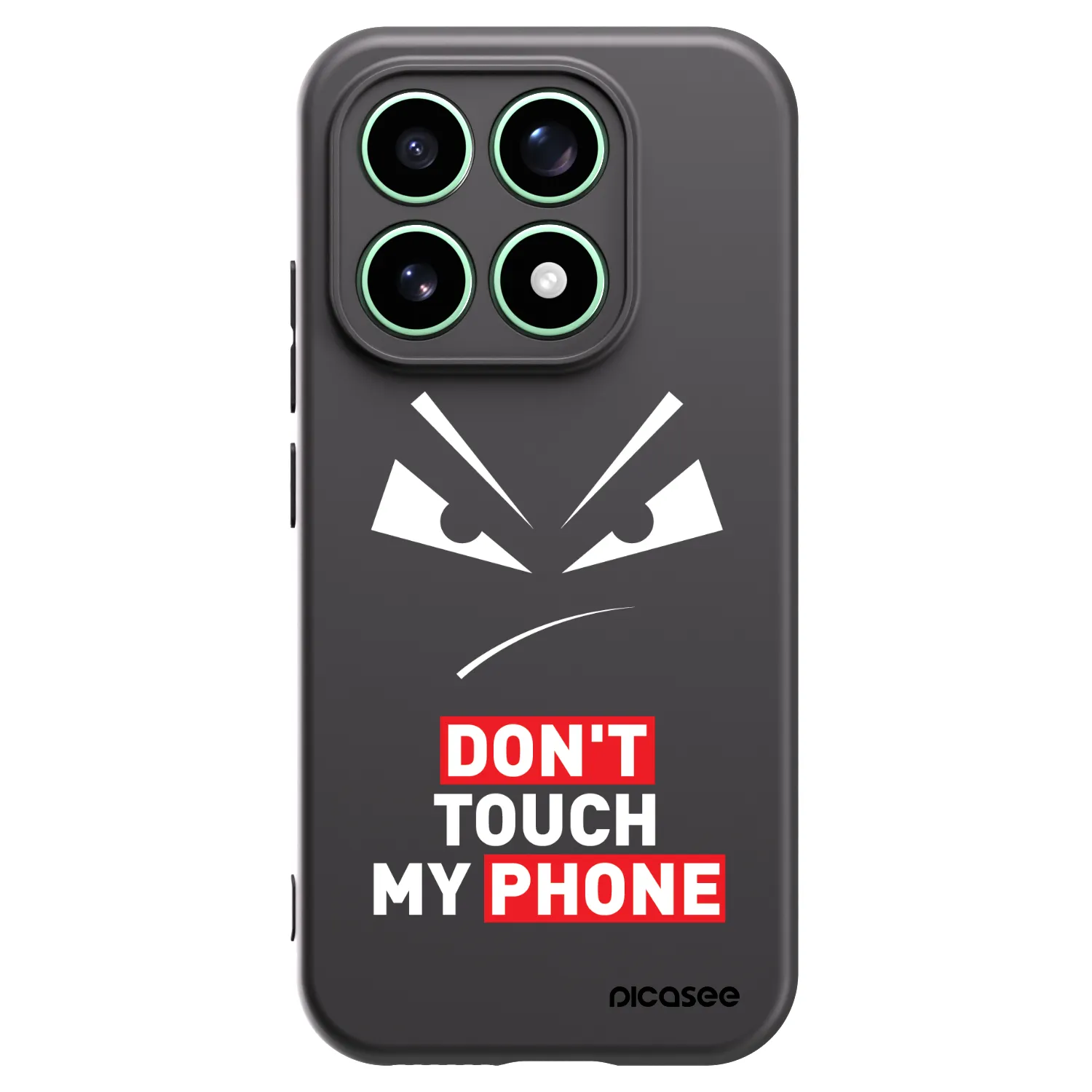 Picasee silikónový čierny obal pre Xiaomi 17 - Evil Eye - Transparent