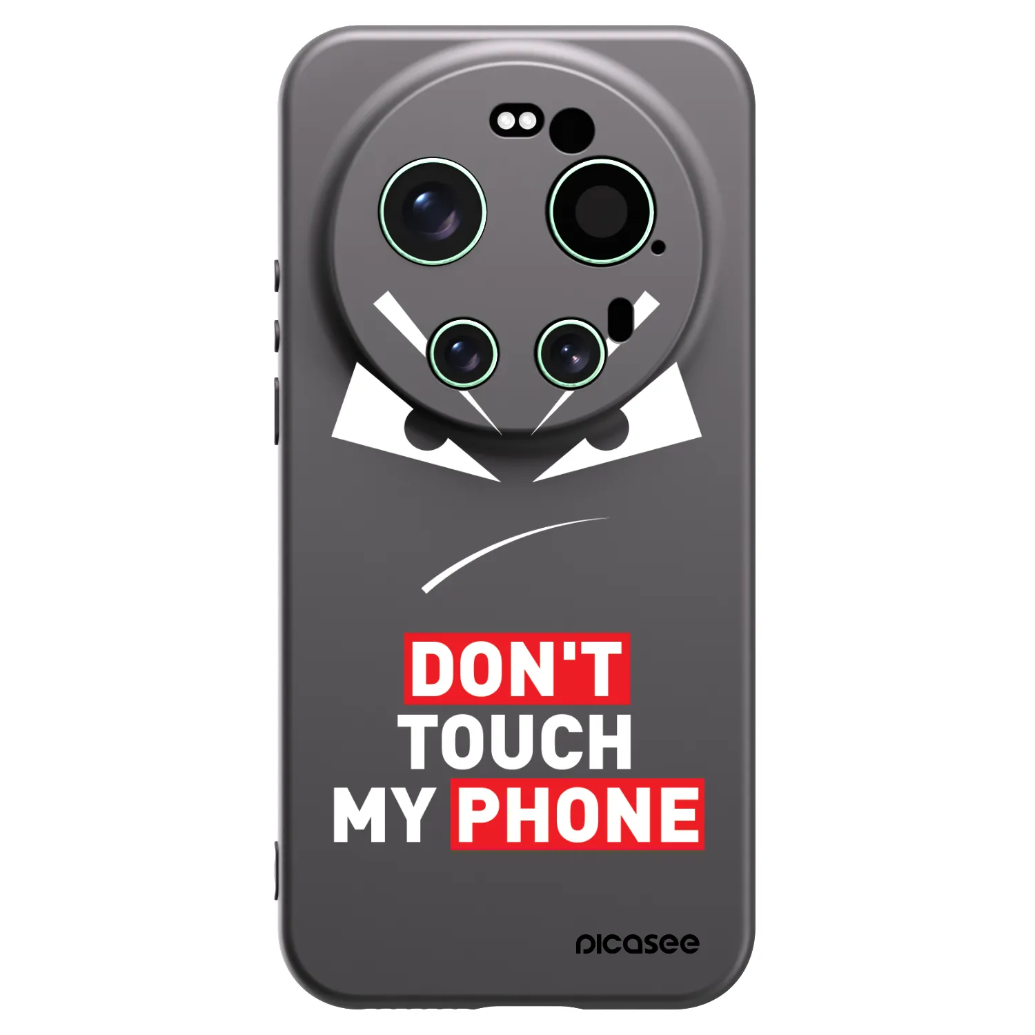 Picasee silikónový čierny obal pre Xiaomi 17 Ultra - Evil Eye - Transparent